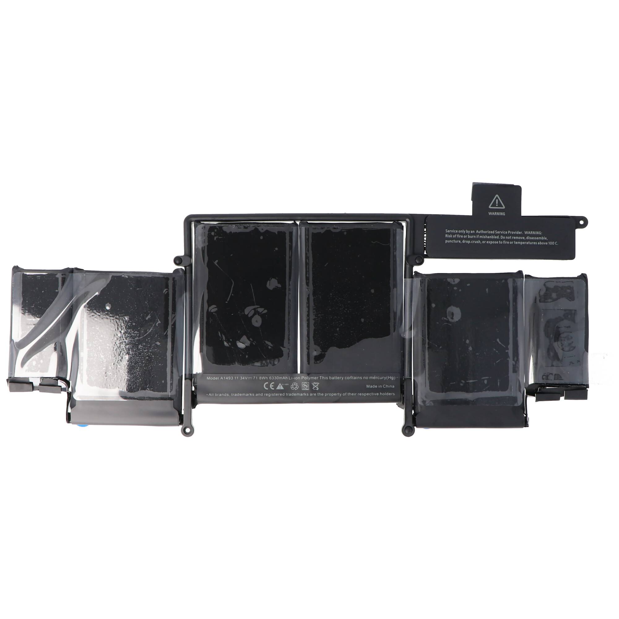 Akku passend für Apple MacBook Pro "Core i5" 2.4 13" Late 2013 Akku 020-8146, 020-8148, A1493, A1502, 6330mAh