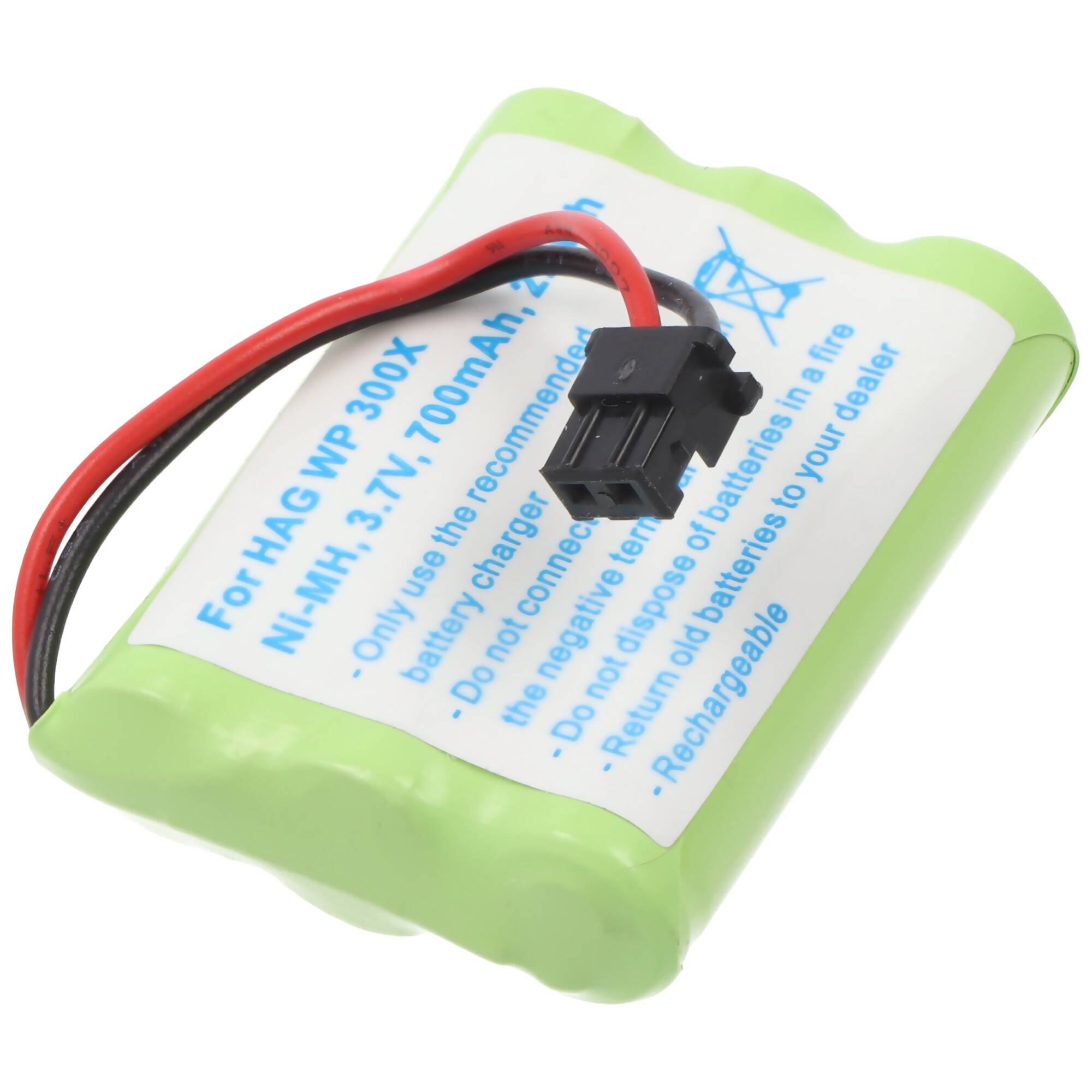 Akku nur passend für den Hagenuk WP 300X Akku BT-589, 3 Zellen, 45,1x32,2x11,0mm