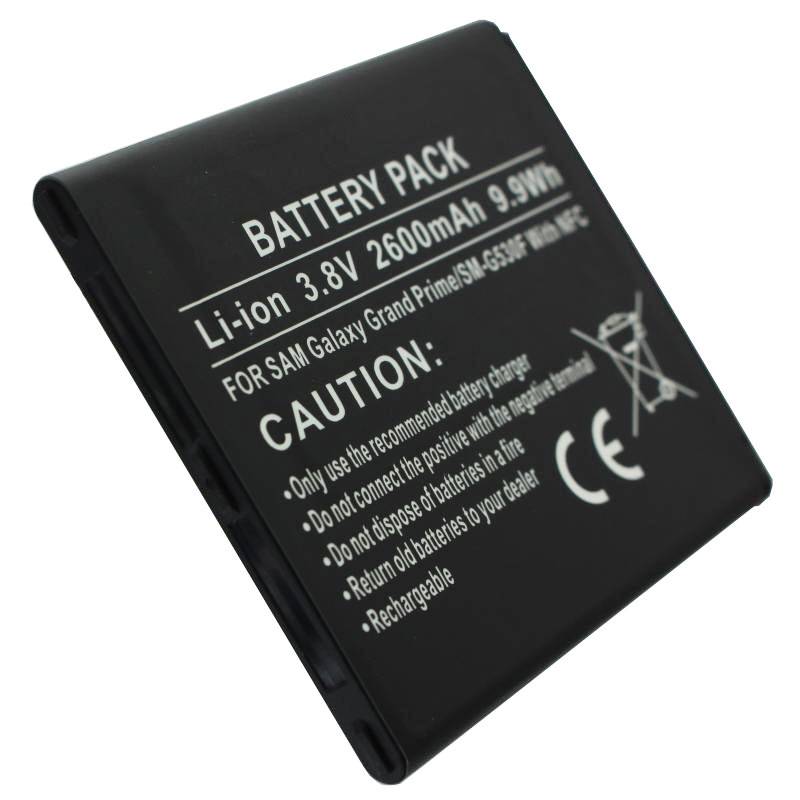Schwarzer Li-Ionen-Akku mit der Bezeichnung „BATTERY PACK