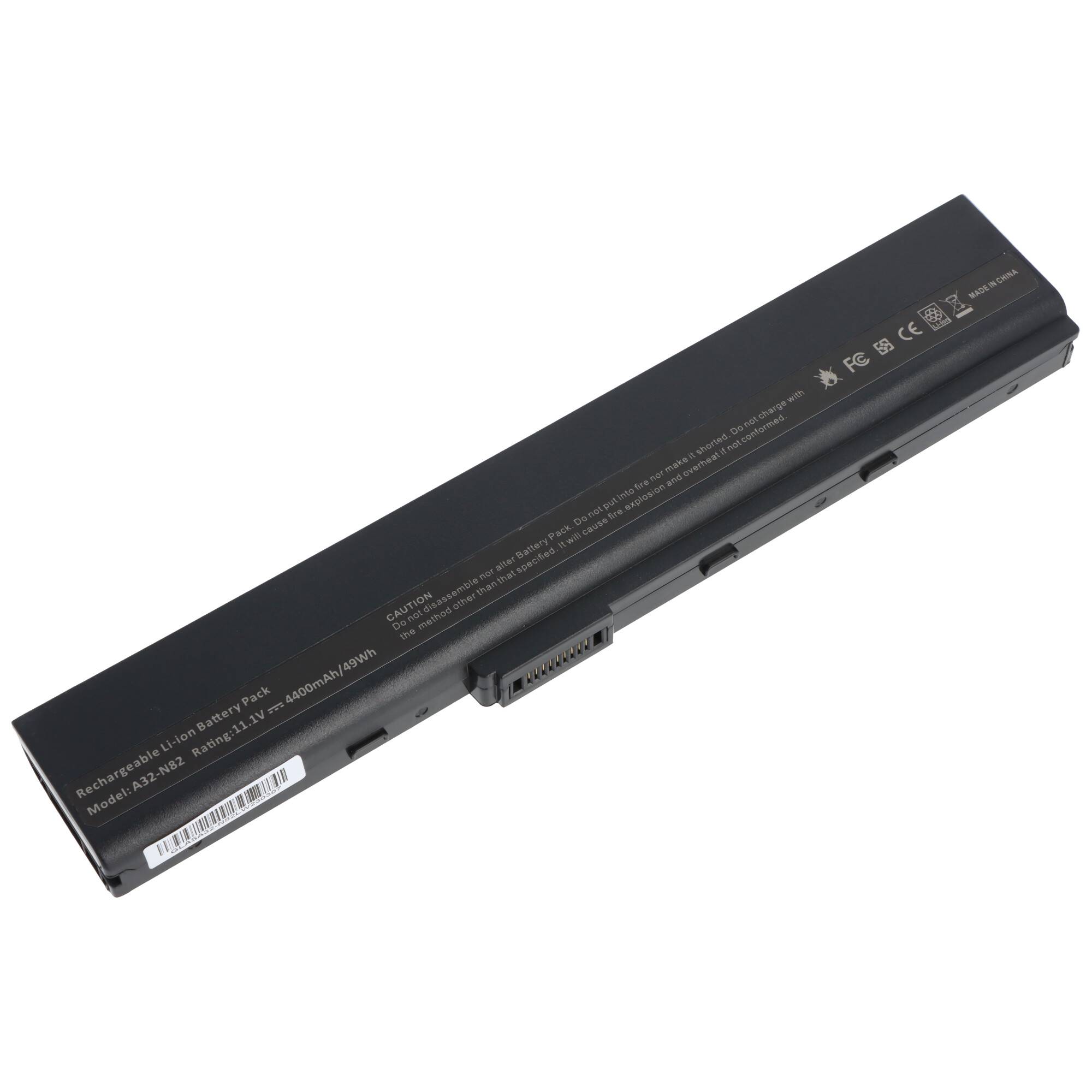 Akku passend für Asus N82 Serie, 11,1V, 4400mAh, 49Wh, ohne Werkzeug