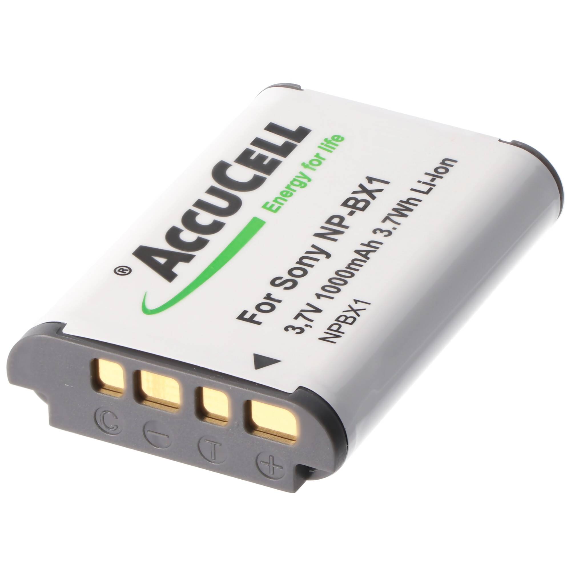 AccuCell Akku passend für Sony NP-BX1, Cyber-shot DSC-RX100, kein Original Akku