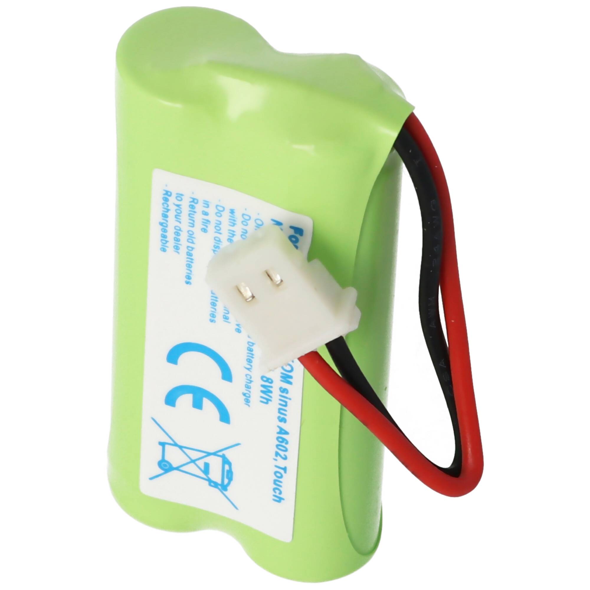 AccuCell Akku passend für Telekom Sinus A602 Touch Telefon