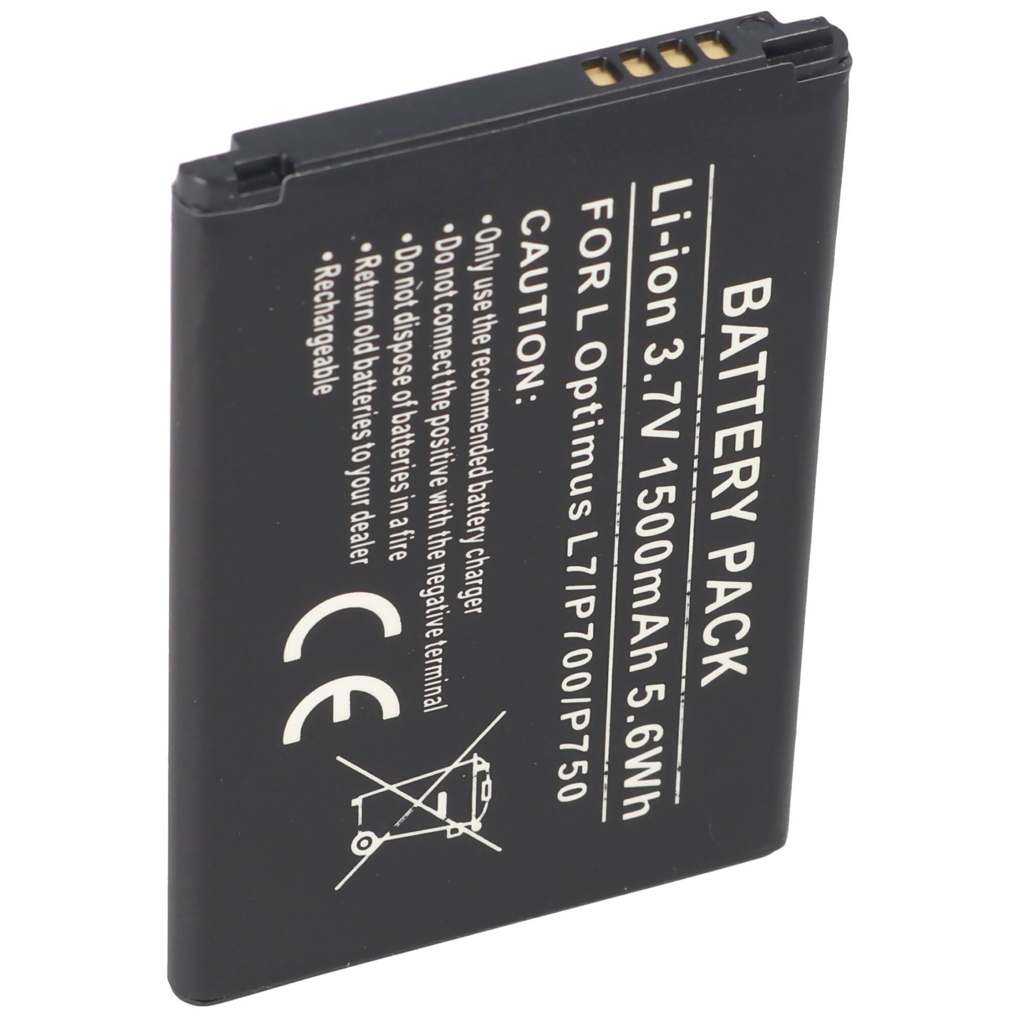 AccuCell Akku passend für LG Optimus L7, Optimus P700, BL-44JH