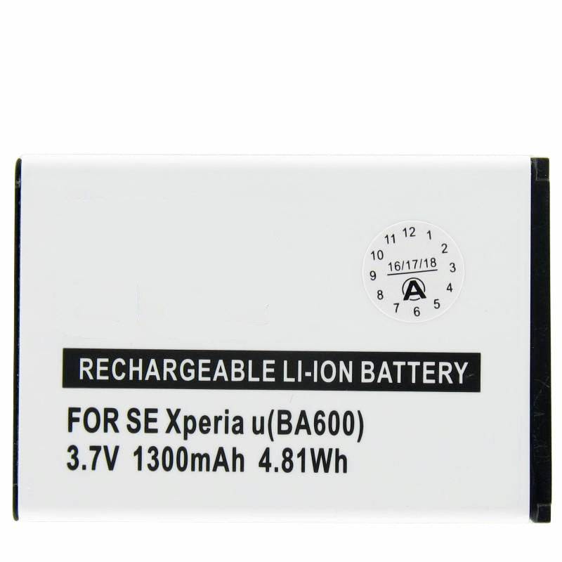 AccuCell Akku passend für Sony Ericsson ST25i, Xperia U, BA600