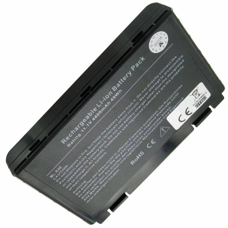 Akku passend für Asus A32-F82, 11,1V mit 5200mAh