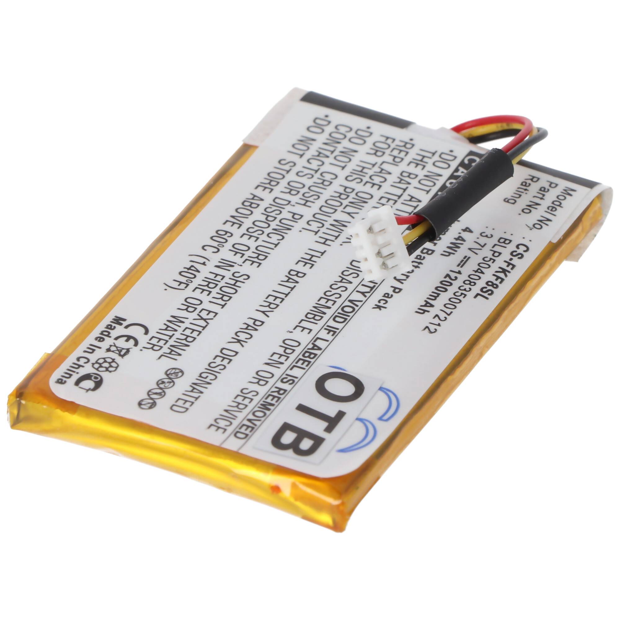 AccuCell Akku passend für Falk F5, F8, F10, F12, BLP5040835007212, beachte mit 4pin Stecker