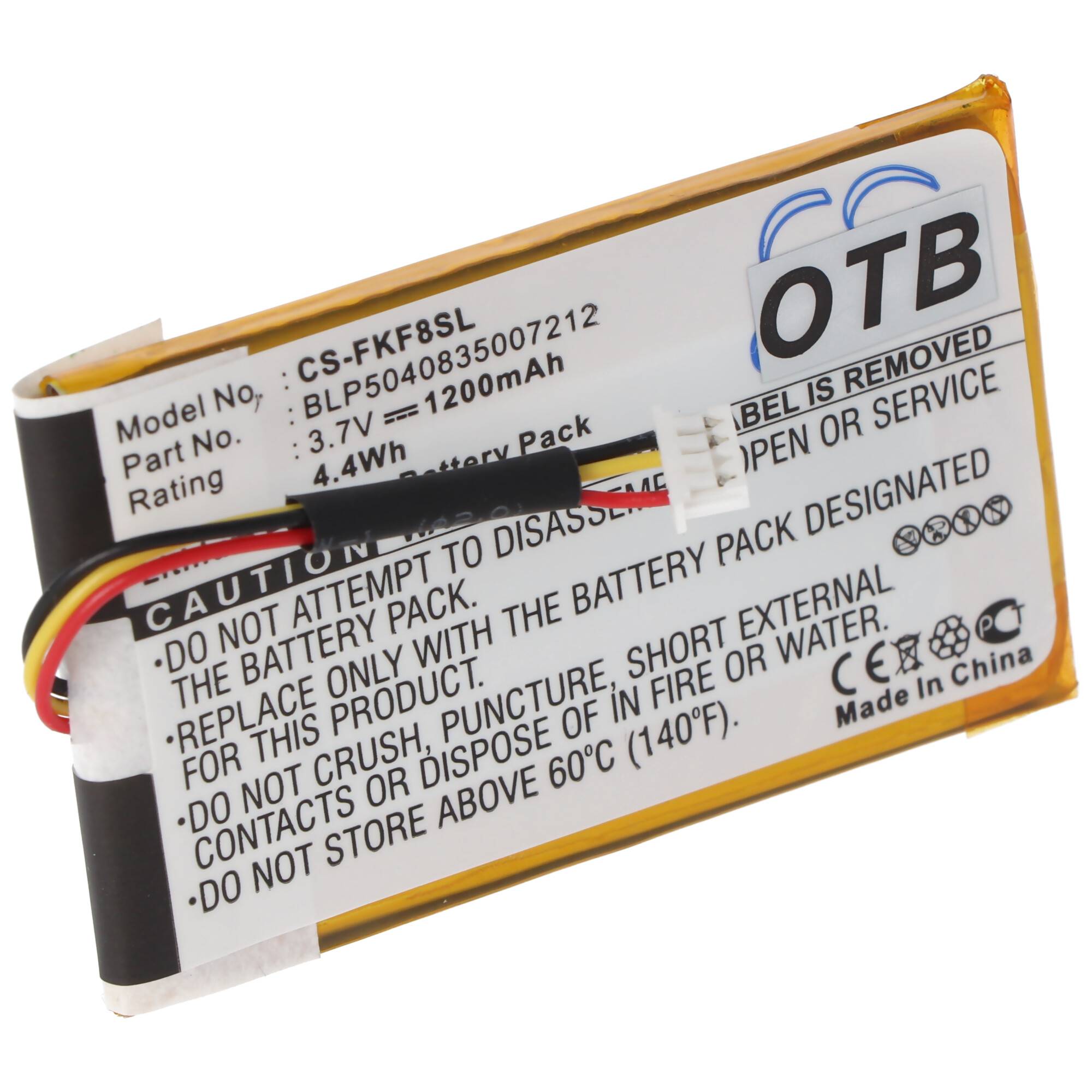 AccuCell Akku passend für Falk F5, F8, F10, F12, BLP5040835007212, beachte mit 4pin Stecker