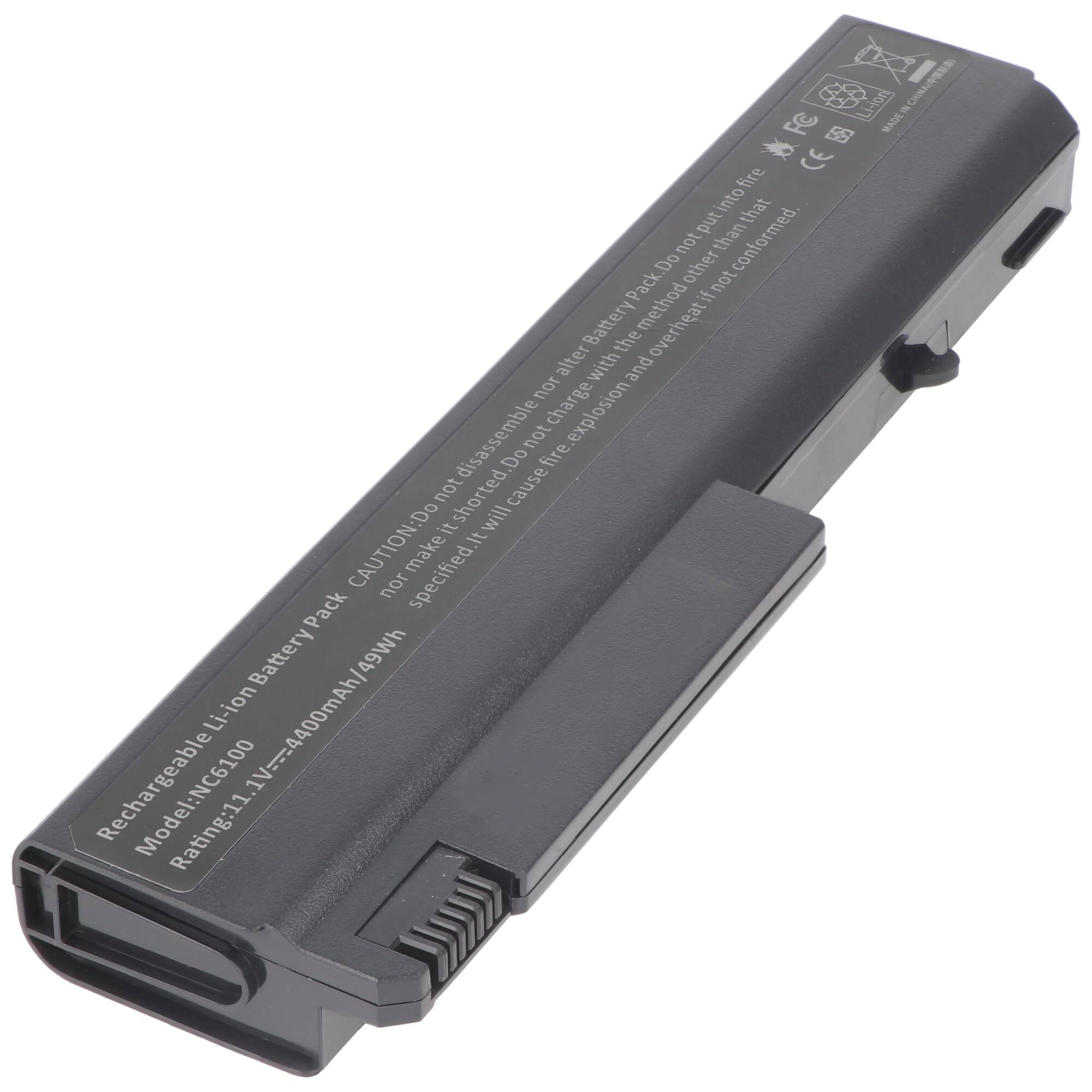 Akku passend für HP Compaq NX5100, NX6100, 10,8 Volt 4400mAh 47,5Wh