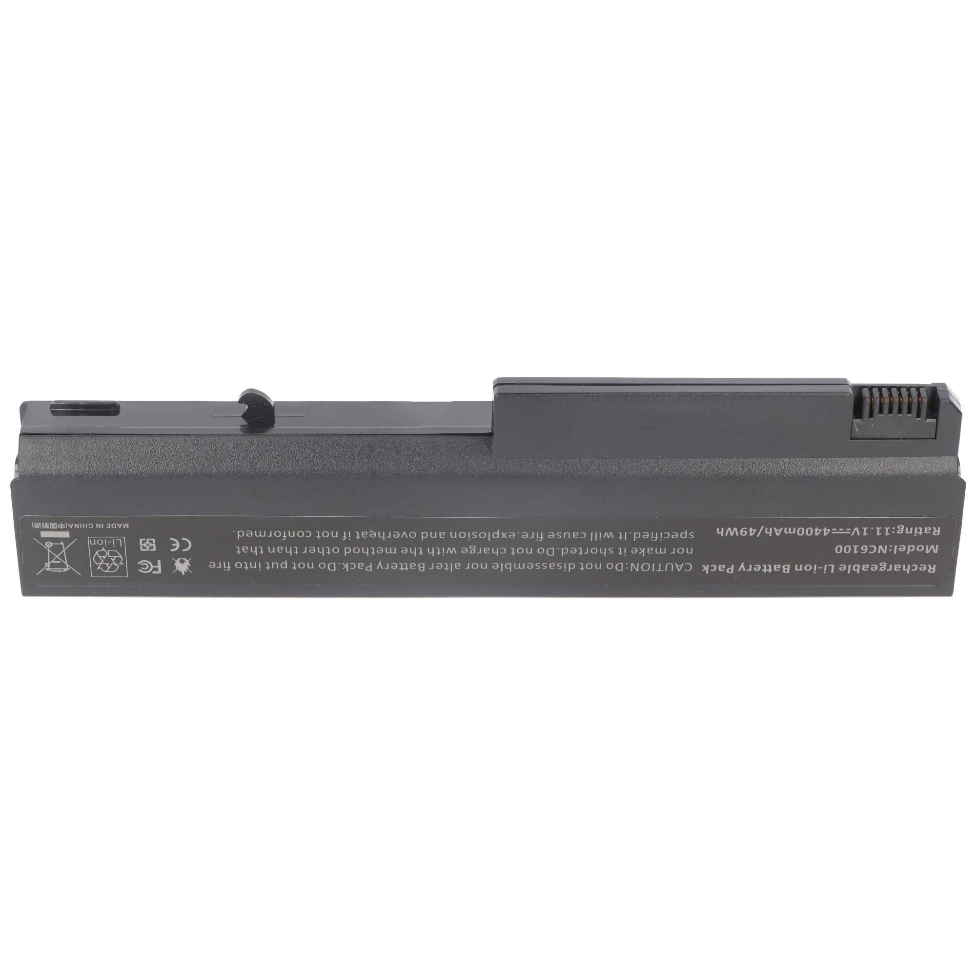 Akku passend für HP Compaq NX5100, NX6100, 10,8 Volt 4400mAh 47,5Wh
