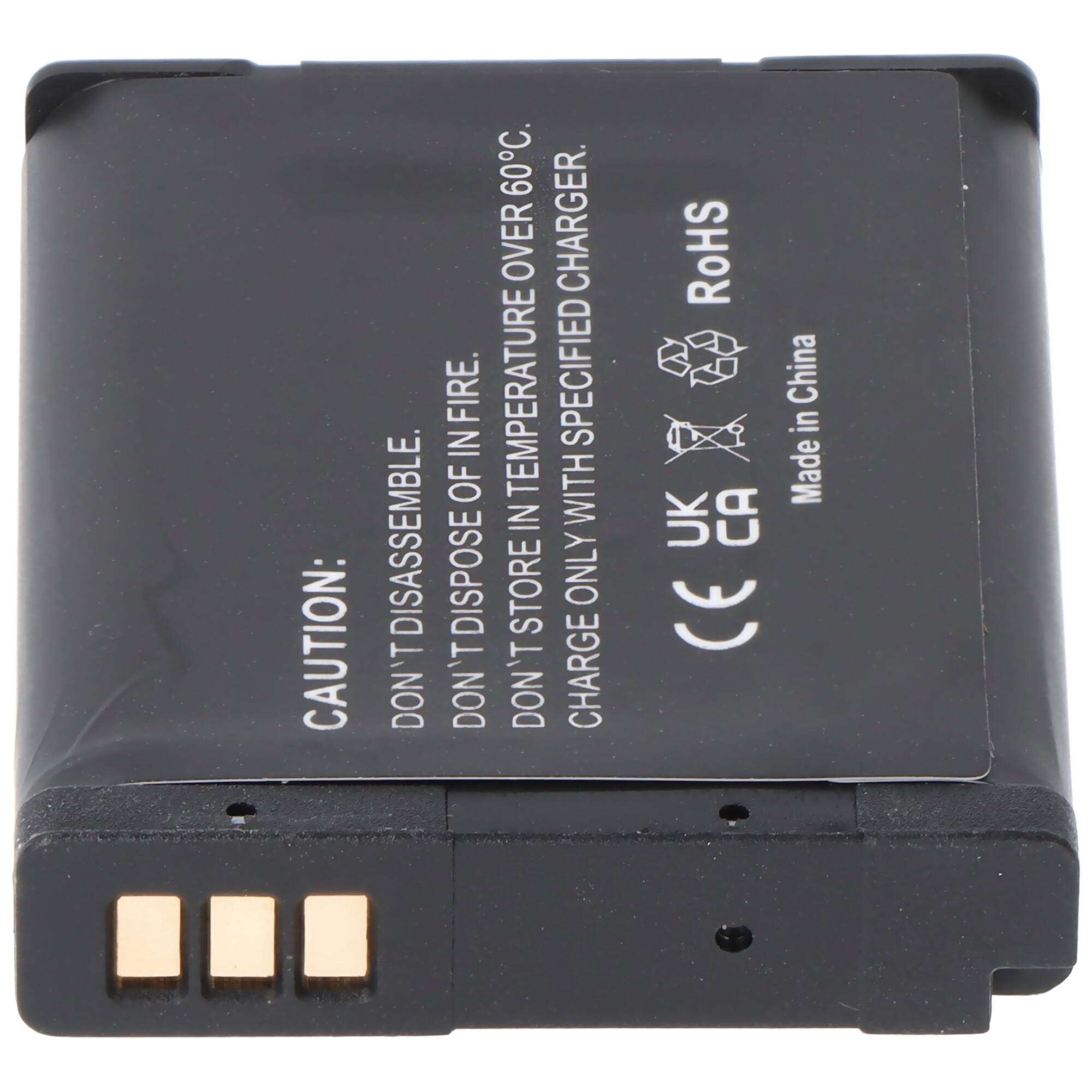 DMW-BCM13 Akku von AccuCell kompatibel für Panasonic DMW-BCM13E Akku 3,7V, Ladeschlussspannung max. 4,2 Volt