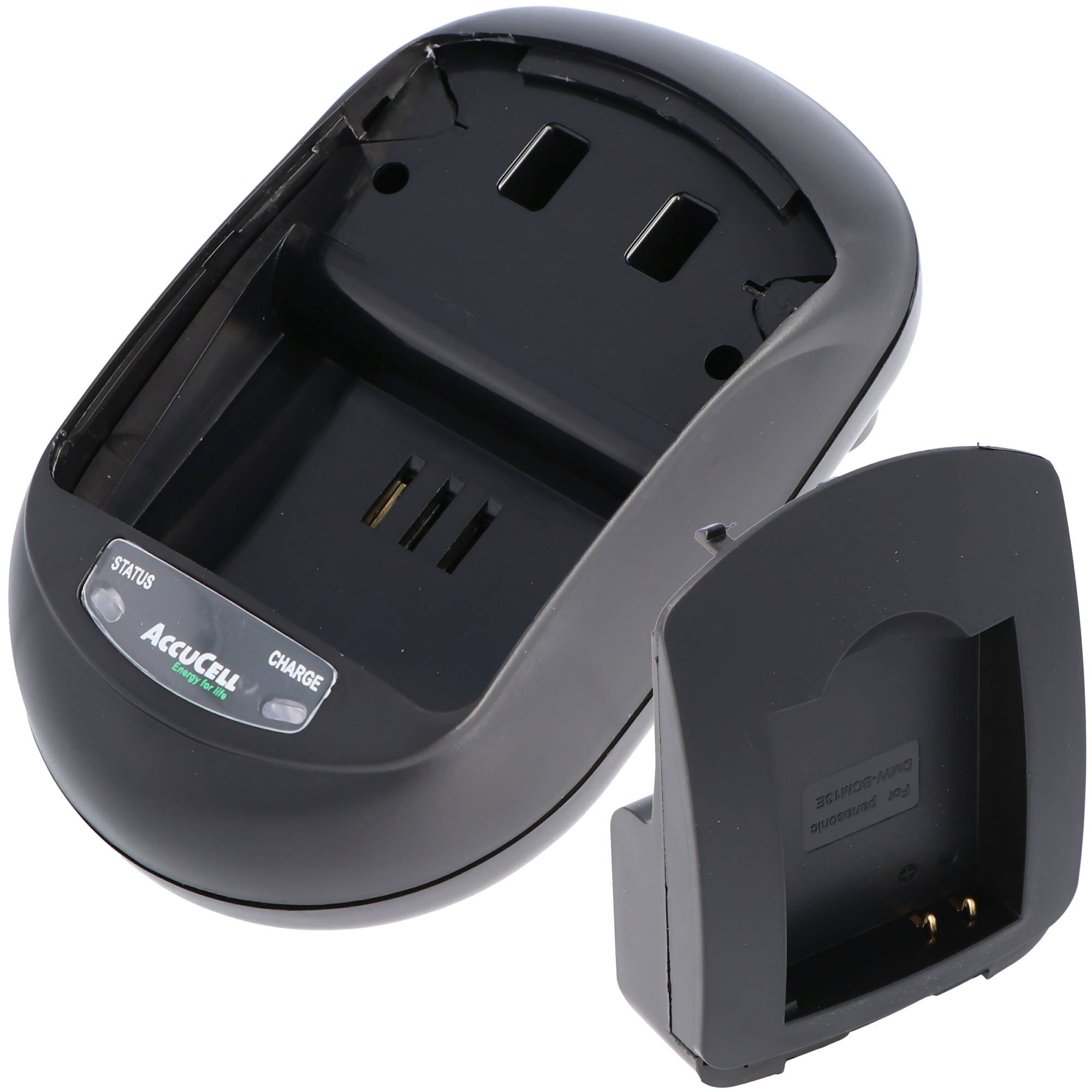 Schnellladegerät passend für Panasonic Akku DMW-BCM13, DMW-BCM13E