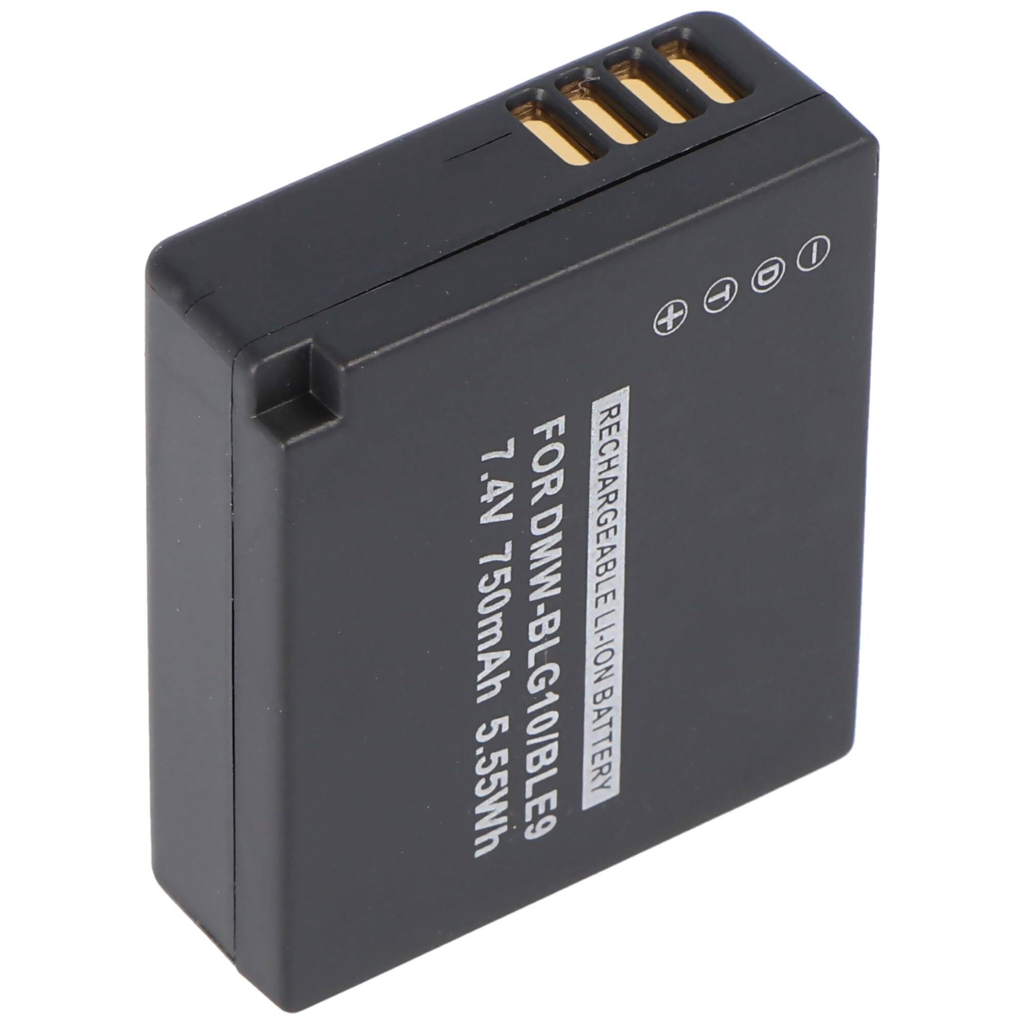 Akku kompatibel für Panasonic DMW-BLG10 E Akku DMW-BLE9 Akku, DMW-BLE9E, DMW-BLE9GK, DMW-BLE9PP, DMW-BLG10, DMW-BLG10E,
