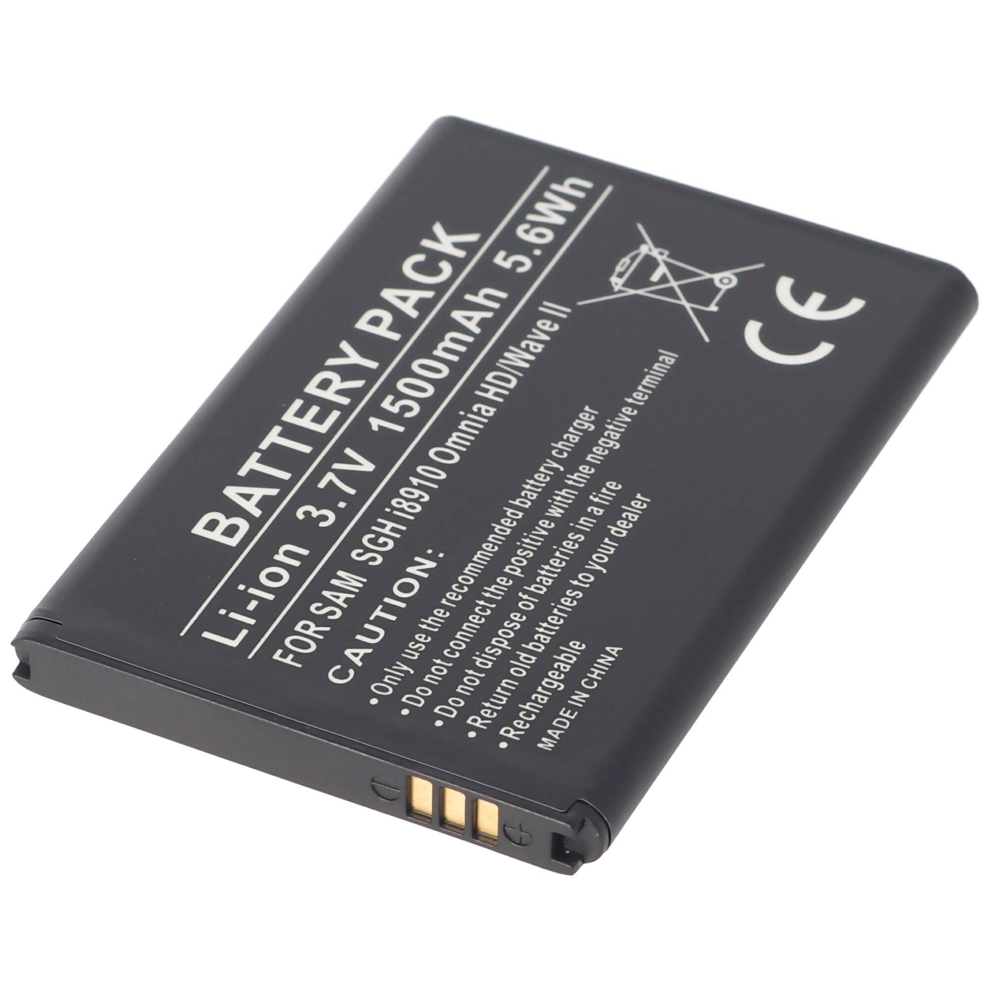Samsung Omnia 7 Ersatz-Akku von AccuCell COOLPAD CPLD-69, VODAFONE EB504465VU, SO1S416AS/5-