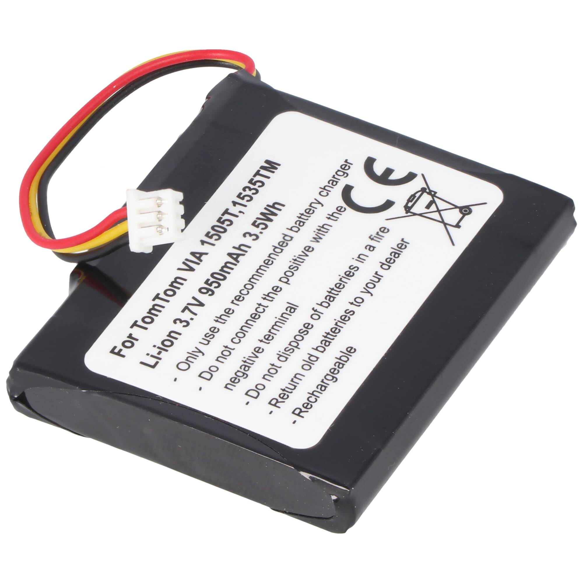 TomTom VIA 1505T, 1335TM Nachbau Akku von AccuCell