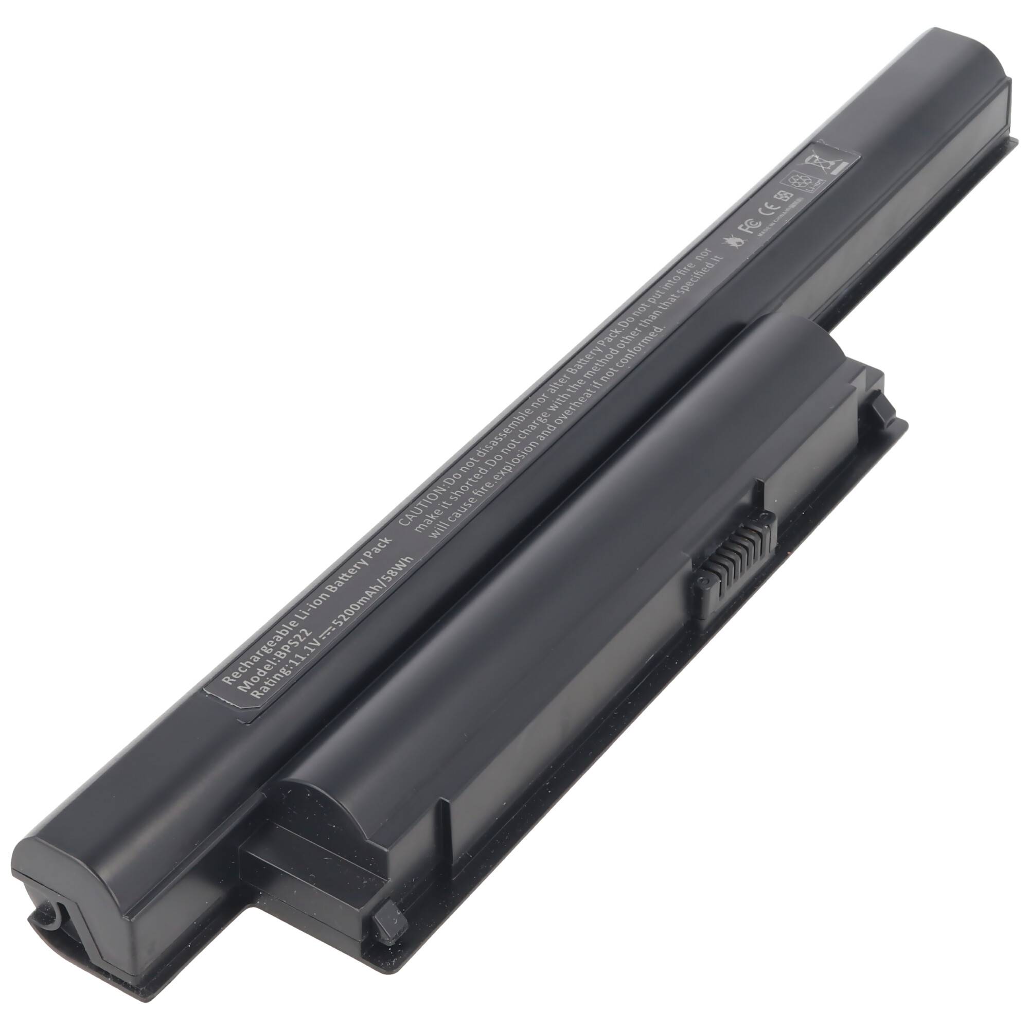 Akku passend für VGP-BPS22A Akku für Sony Laptop mit 11,1V, 5200mAh