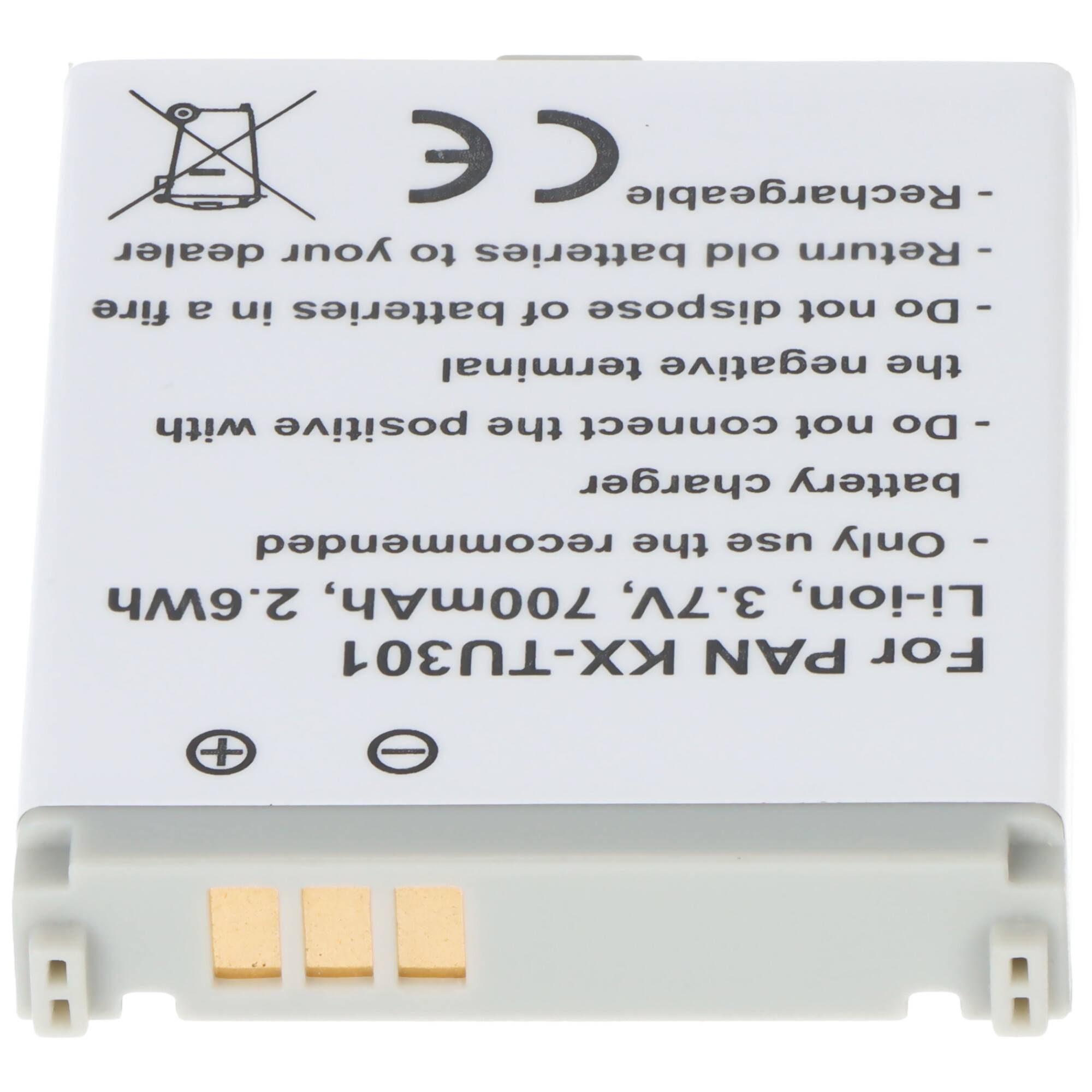 CGA-LB102, KX-TU301, KX-TU321, KX-TU325, KX-TU328 Nachbau Akku von AccuCell