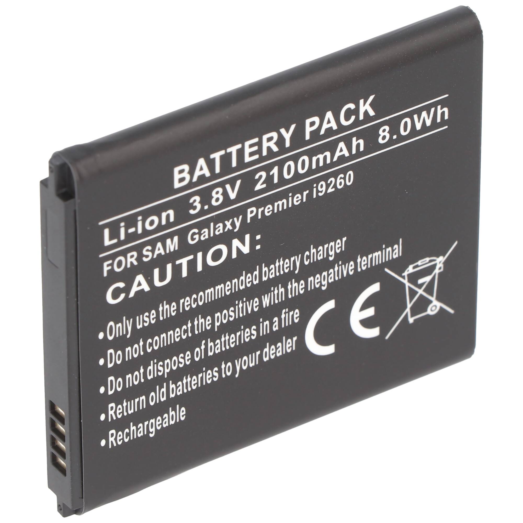 GT-I9260, Samsung GT-I9268, EB-L1H2LLD, EB-L1H2LLU, EB-L1L7LLU Nachbau Akku für Samsung