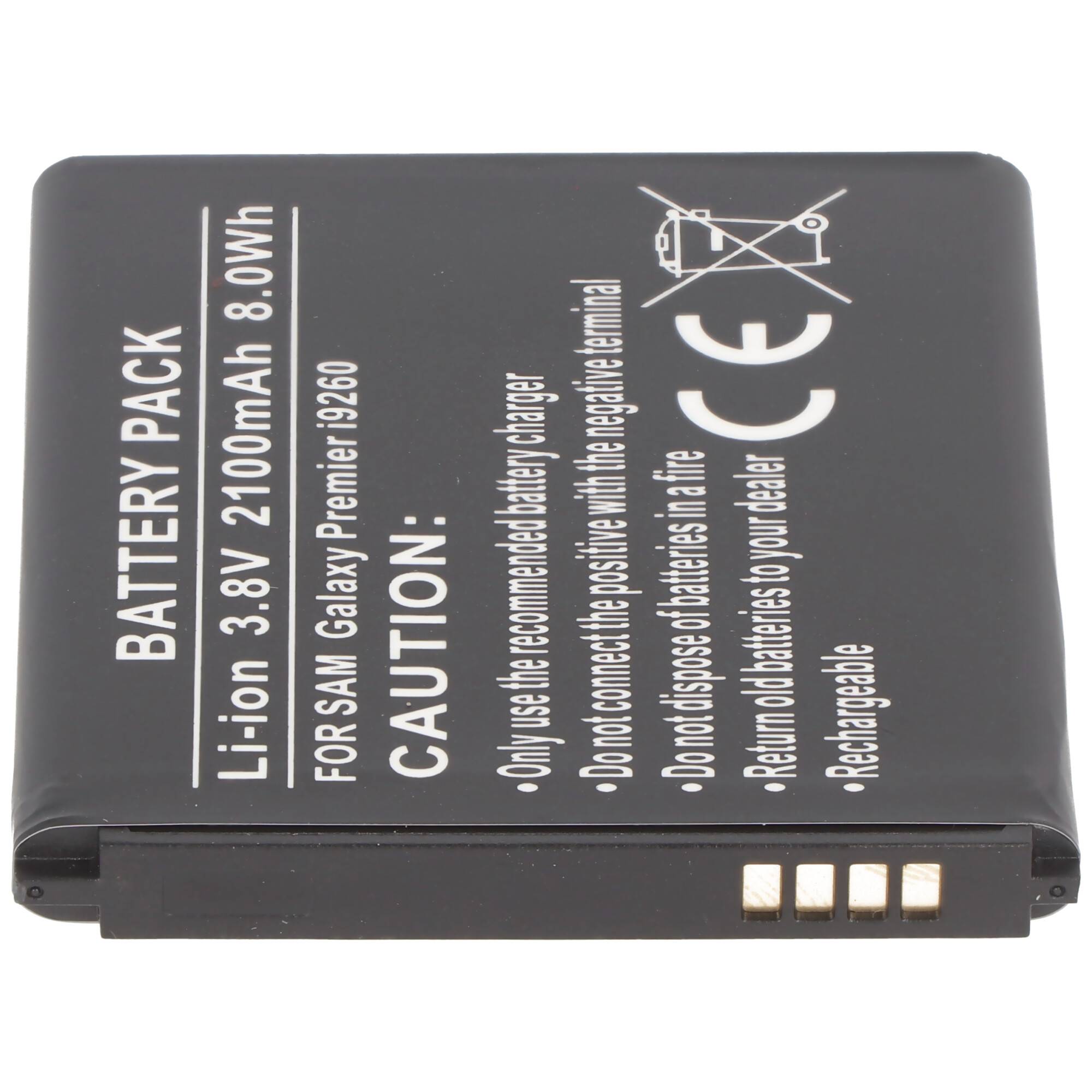 GT-I9260, Samsung GT-I9268, EB-L1H2LLD, EB-L1H2LLU, EB-L1L7LLU Nachbau Akku für Samsung