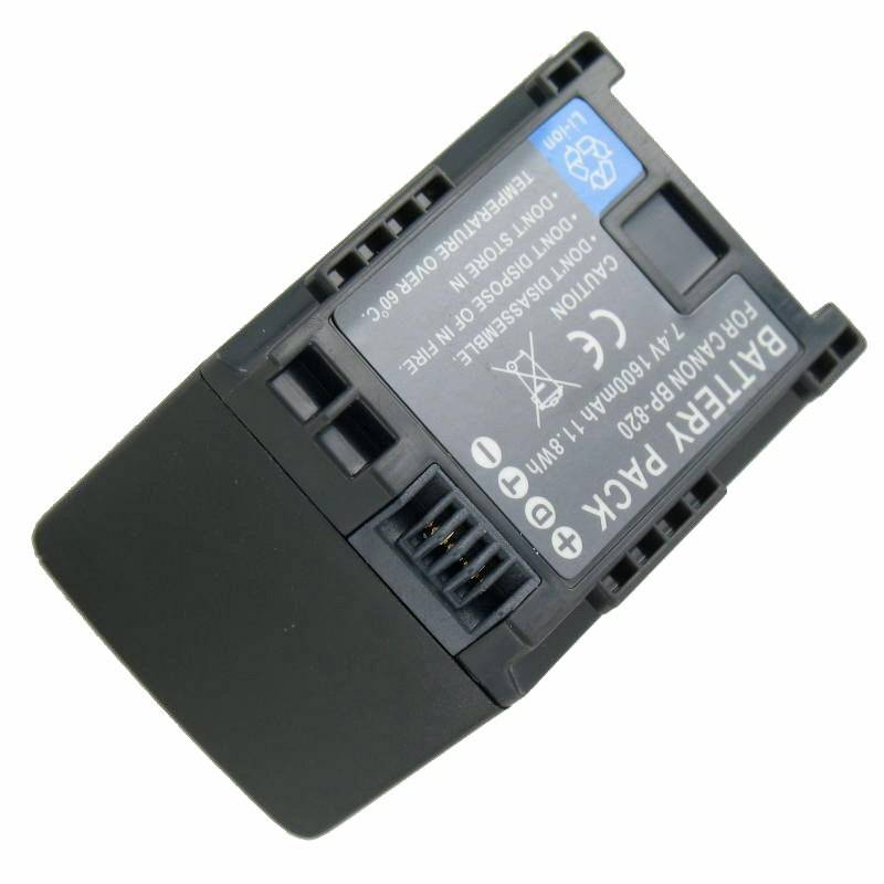 Canon BP-820 Ersatz-Akku für Canon Vixia HF G30, XA20, XA25 (kein original Canon Akku)