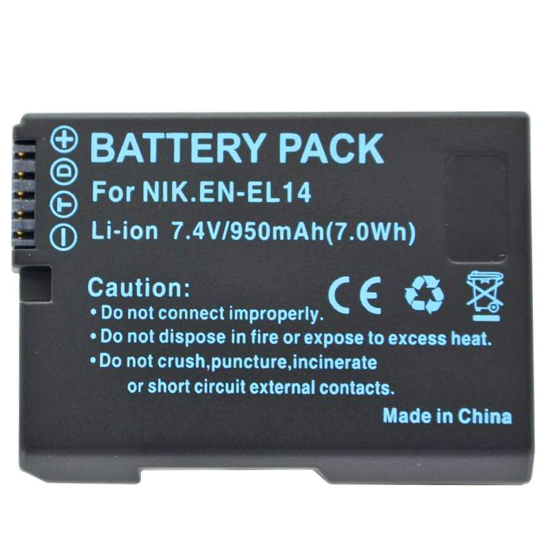 Akku passend für Nikon EN-EL14, CoolPix P7000 (kein Original)