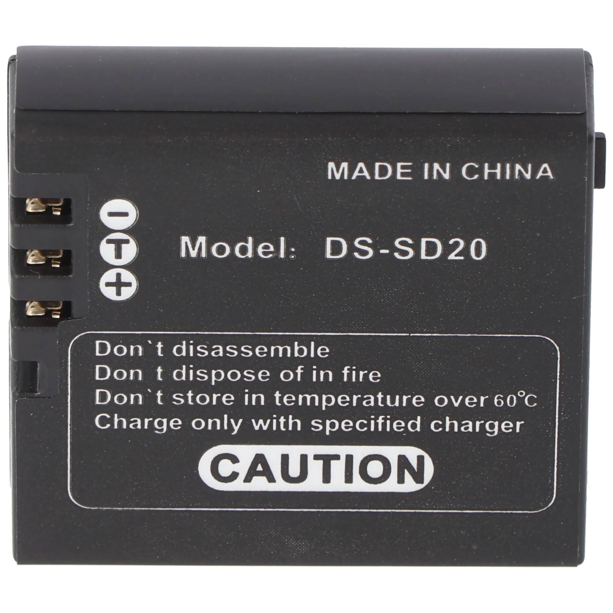 ROLLEI 3S Akku, 4S, 5S, 95287, ActionPro SD20F als Nachbau Akku von AccuCell