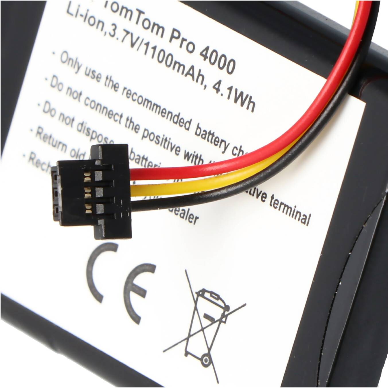 TOMTOM XXL, PRO 4000 Akku 1100mAh als Nachbau Akku von AccuCell