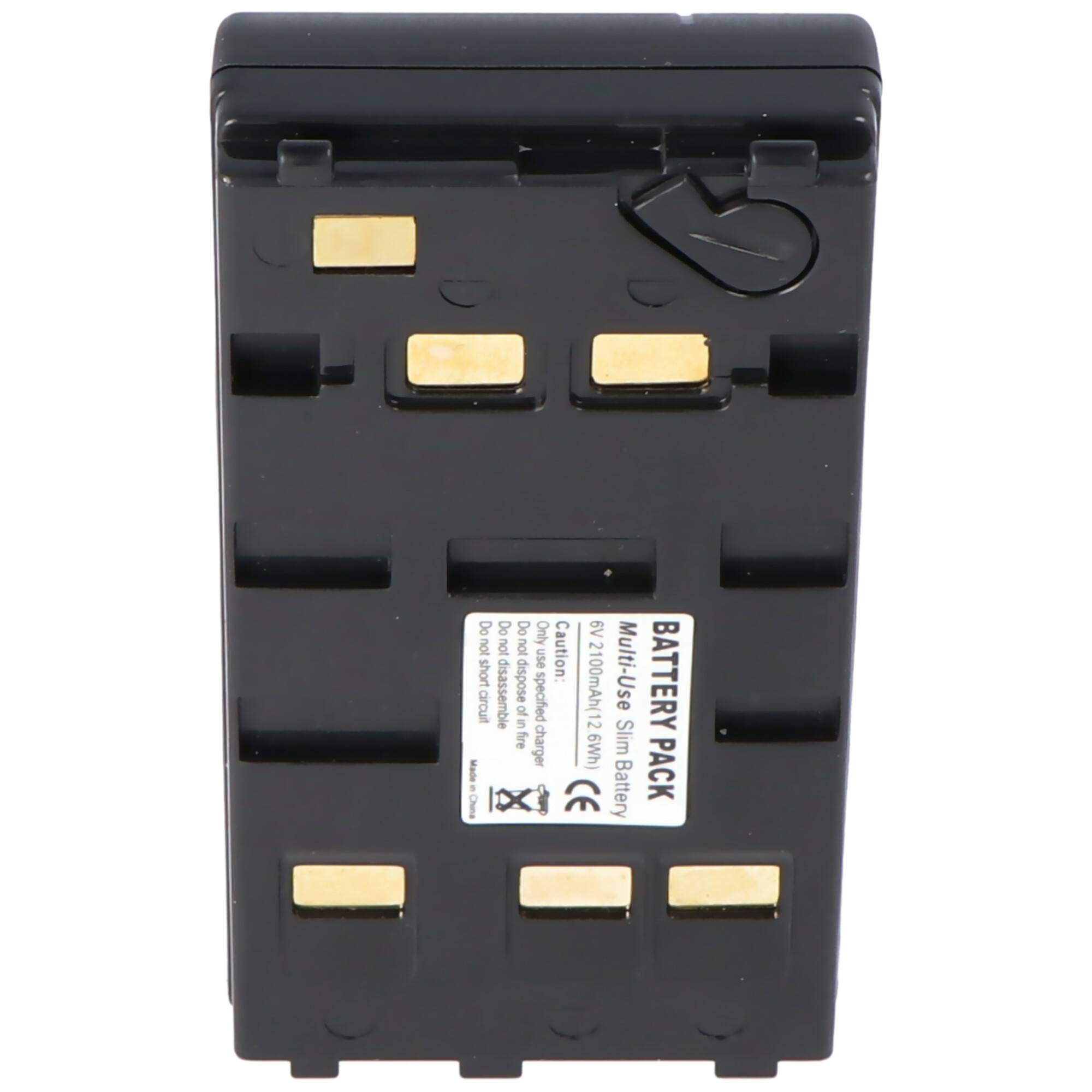 AccuCell Akku passend für Bosch BT-70, Sony NP-77, 2100mAh, schwarz