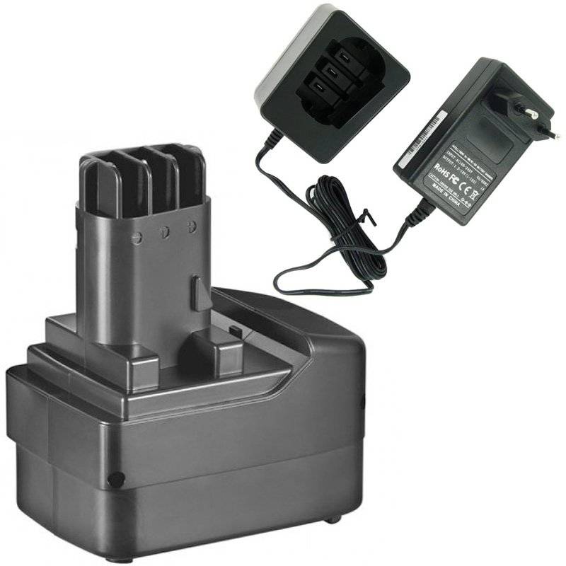 Akku und Ladegerät passend für Metabo BS 12, BST 12 SB12 12V NiMH 3Ah