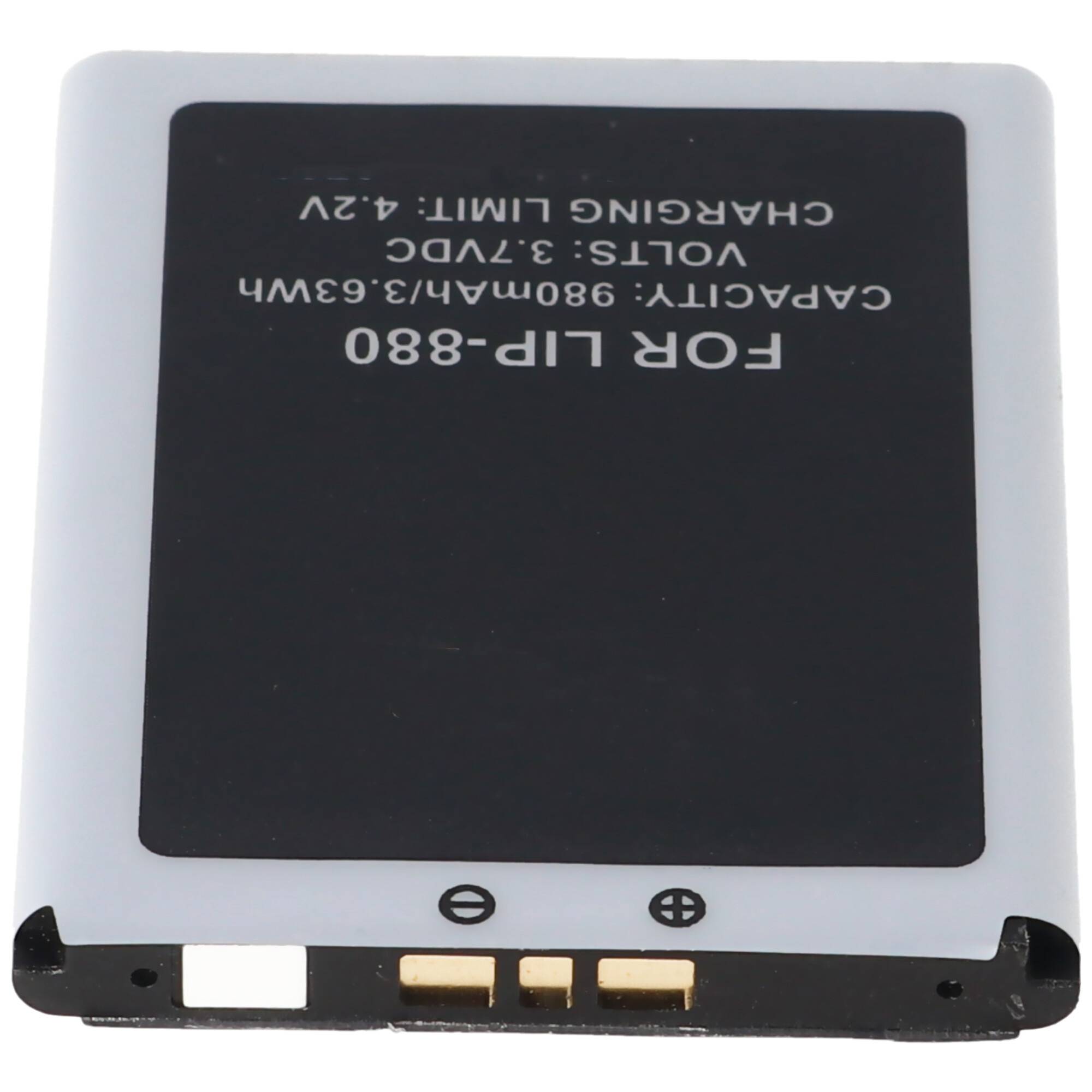AccuCell Akku passend für Sony LIP-880PD, NW-HD5, Digisette
