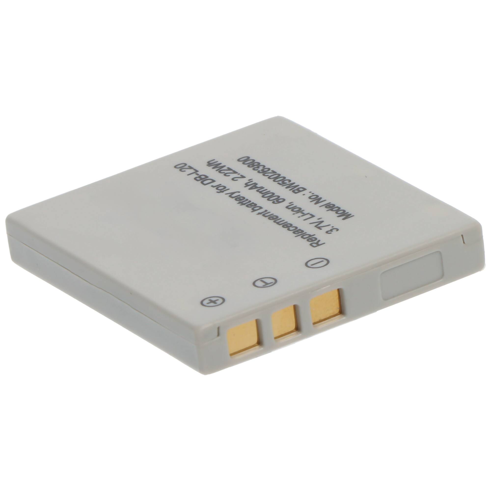 AccuCell Akku passend für Sanyo DB-L20, Xacti DMX-C1