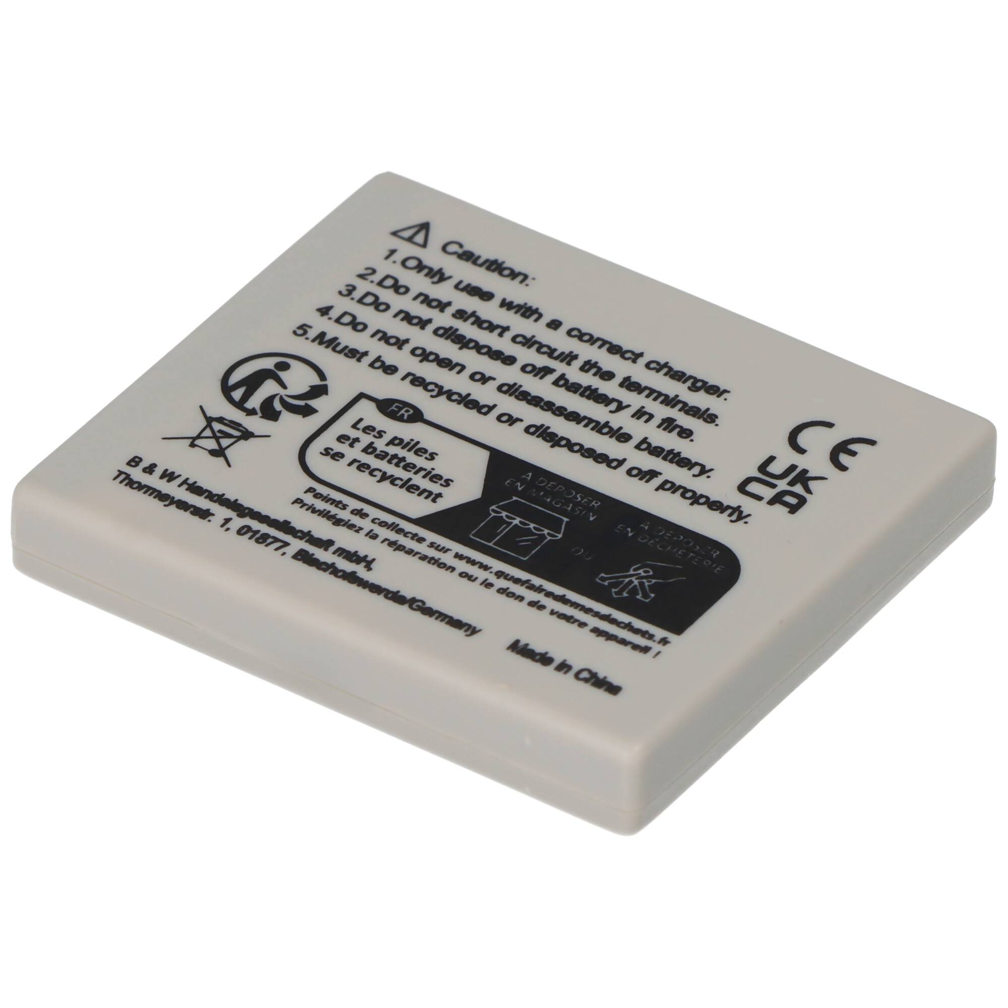 AccuCell Akku passend für Sanyo DB-L20, Xacti DMX-C1