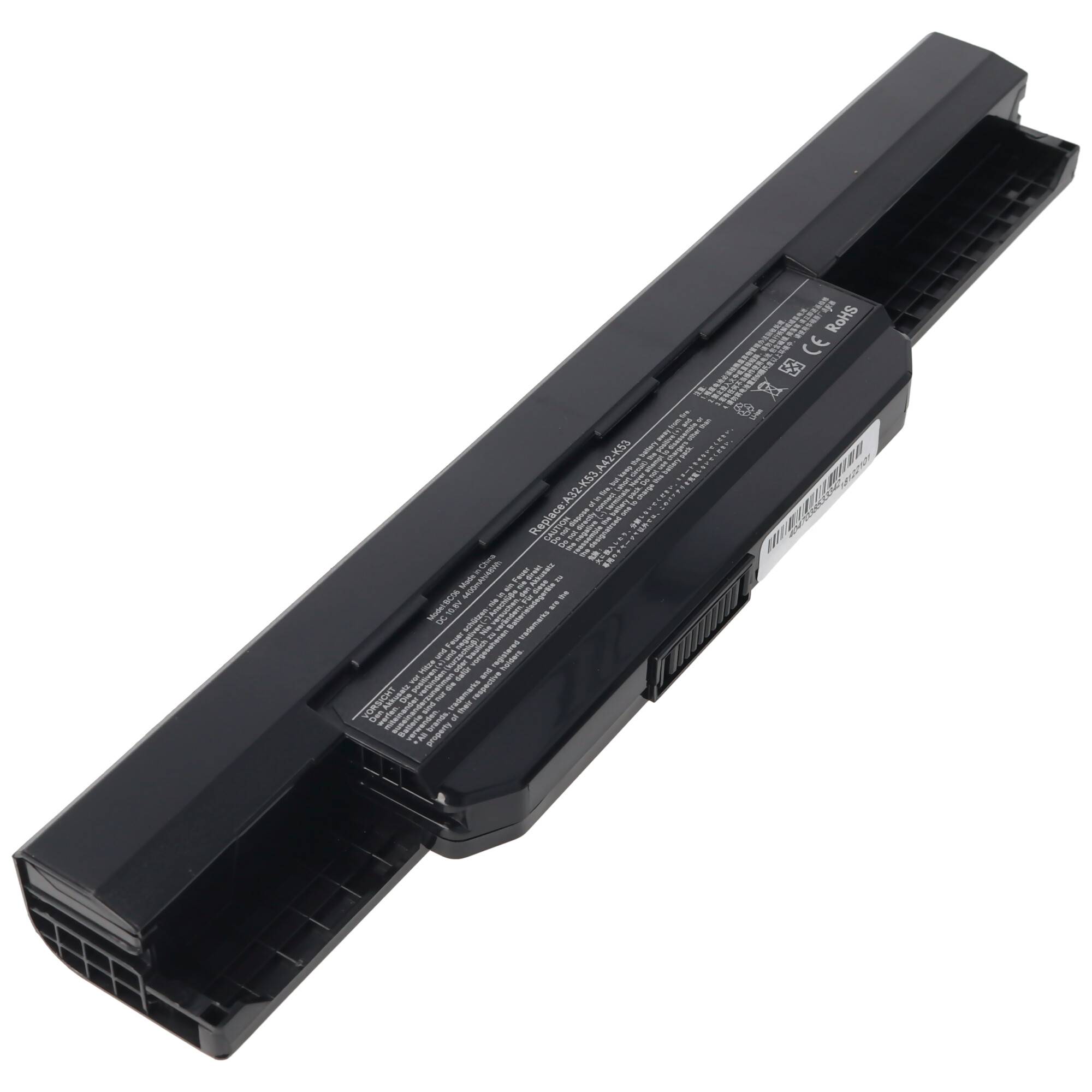 Asus A32-K53 Nachbau Akku mit 10,8 Volt und 4400mAh