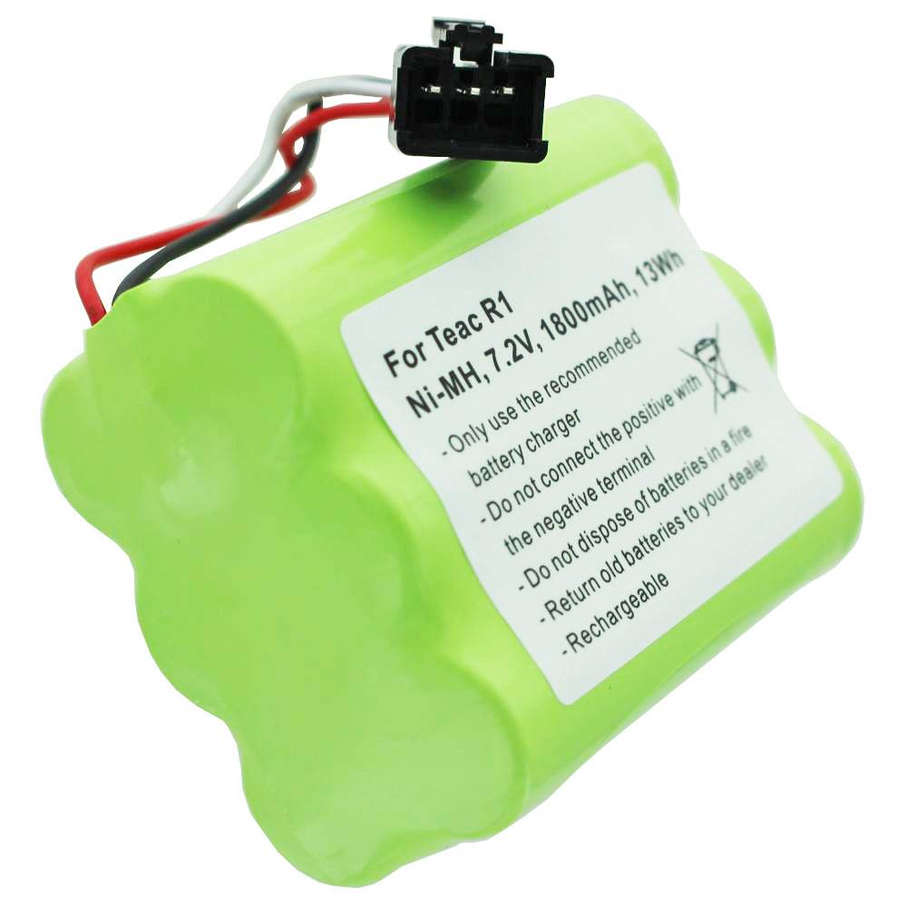 Akku passend für Teac R1 Akku, BP-R1EU, BP-R12EU, BP-R1EU, BP-R2, BP-R5, 7,2V 1800mAh