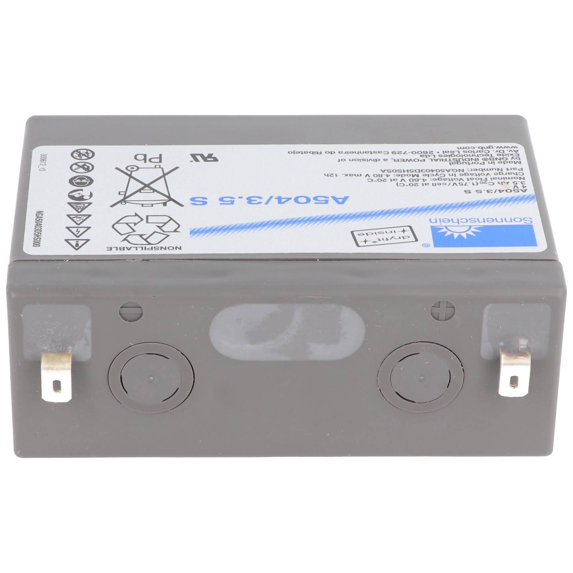 Sonnenschein Dryfit A504/3.5 S PB Blei-Akku Anschluss 4,8mm