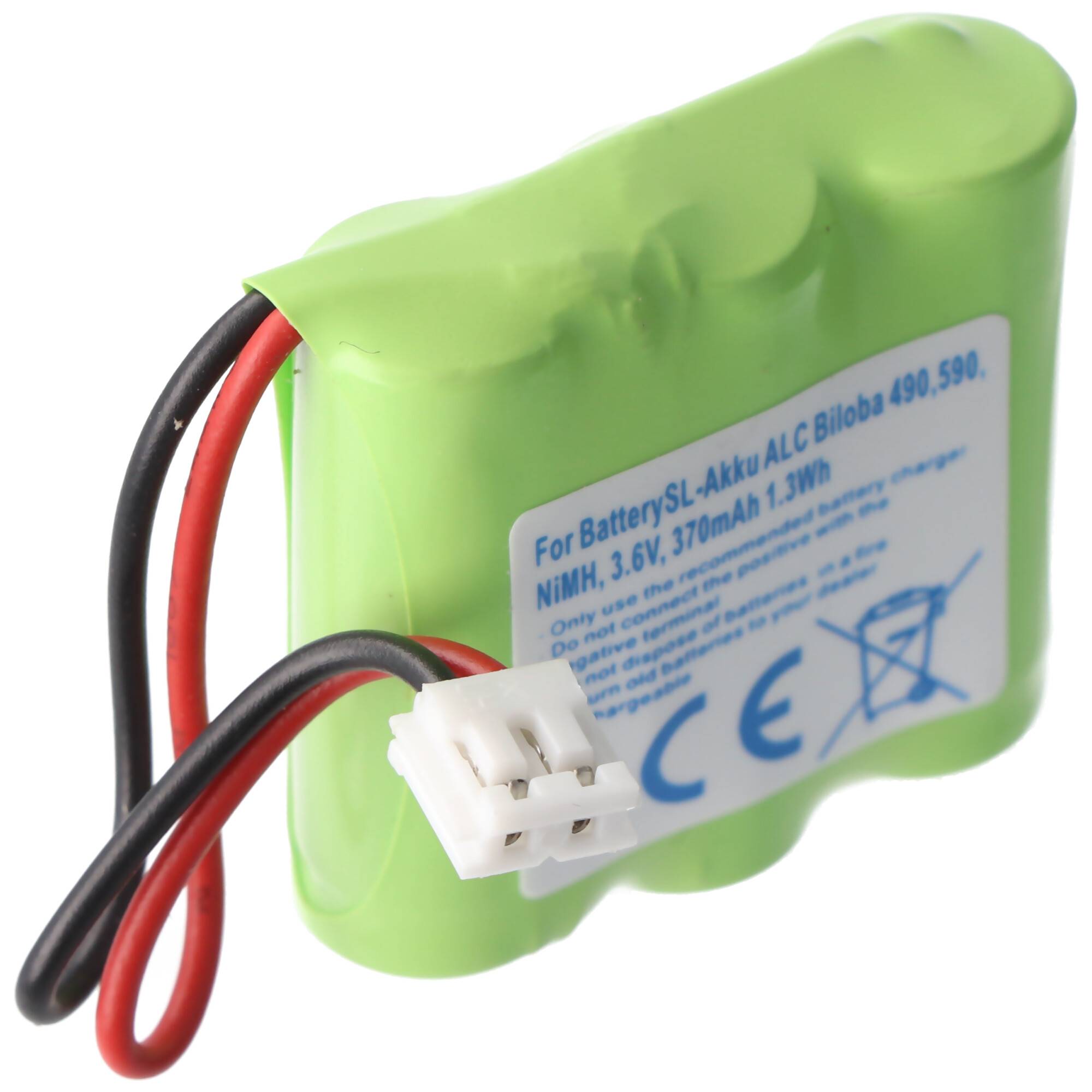 AccuCell Akku passend für Alcatel Bilboa 37AAAM3BMJ, 370mAh