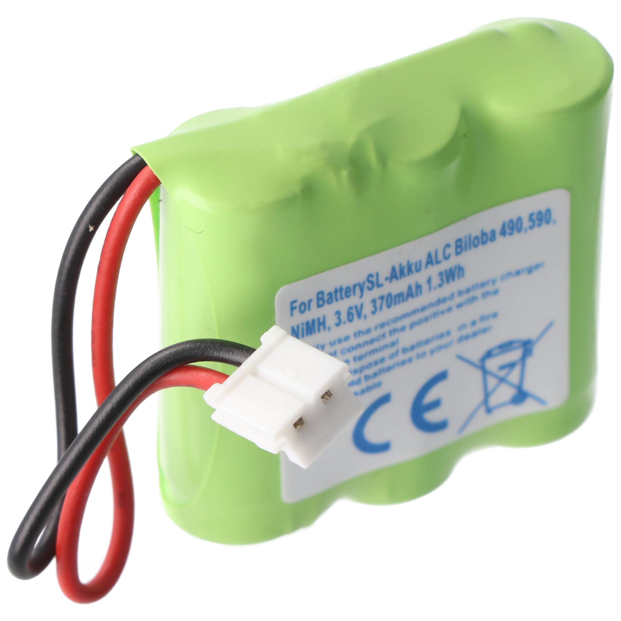 AccuCell Akku passend für Alcatel Bilboa 37AAAM3BMJ, 370mAh