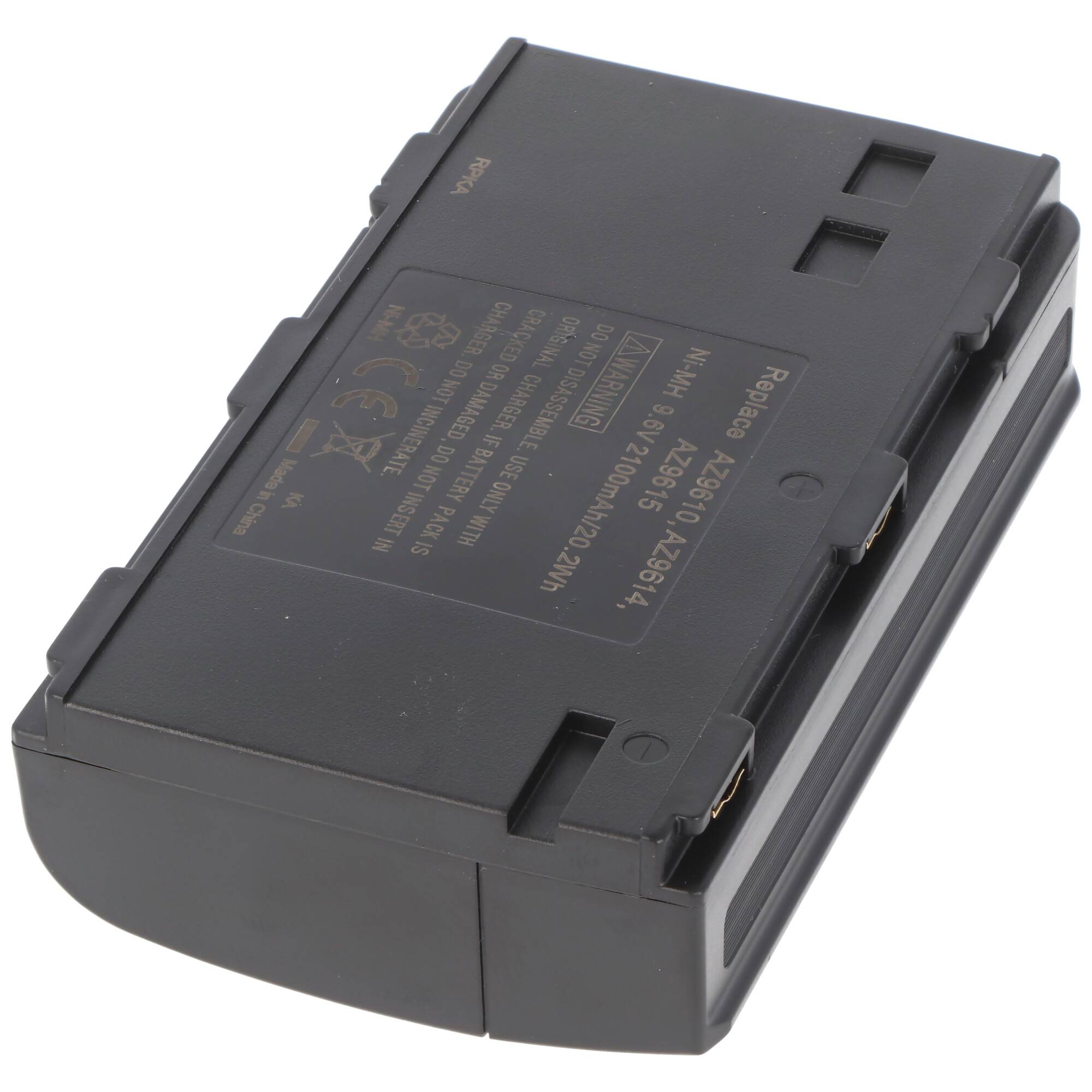 Akku passend für Aiwa BN-V6GU, Nordmende AC1100 9,6 Volt 2100mAh