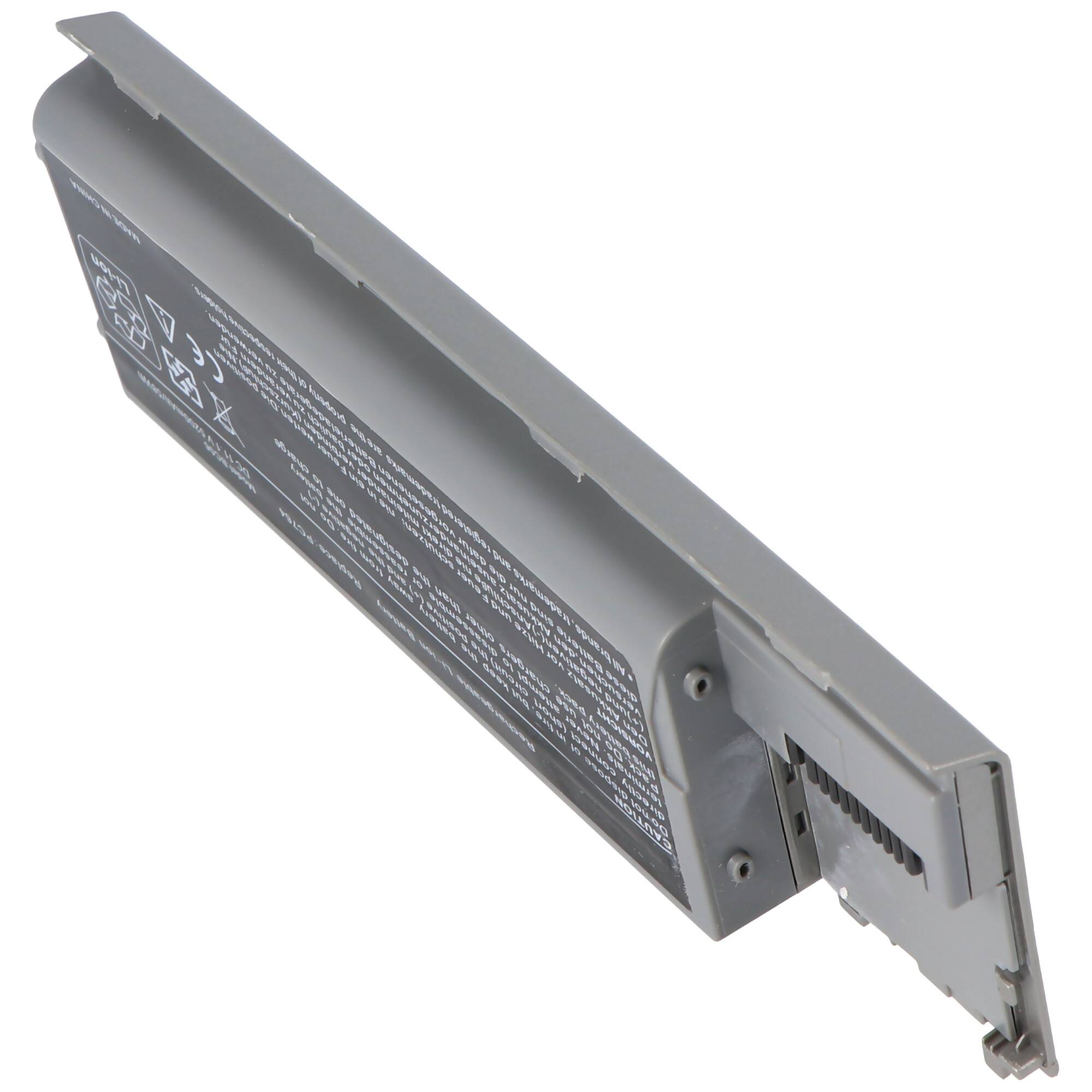 Akku passend für Dell Latitude D620, Li-Ion, 11,1V, 5200mAh, 57,7Wh, grey metallic