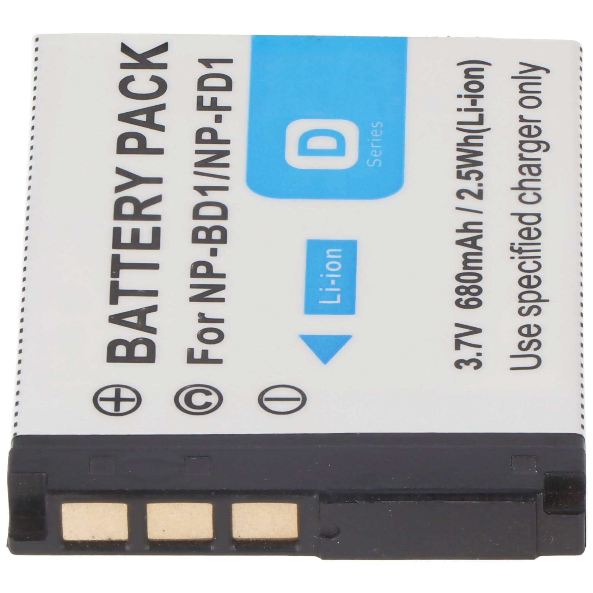 Akkutyp passend für Sony NP-BD1 Akku, NP-FD1, DSC-T2, T200, T70, T75