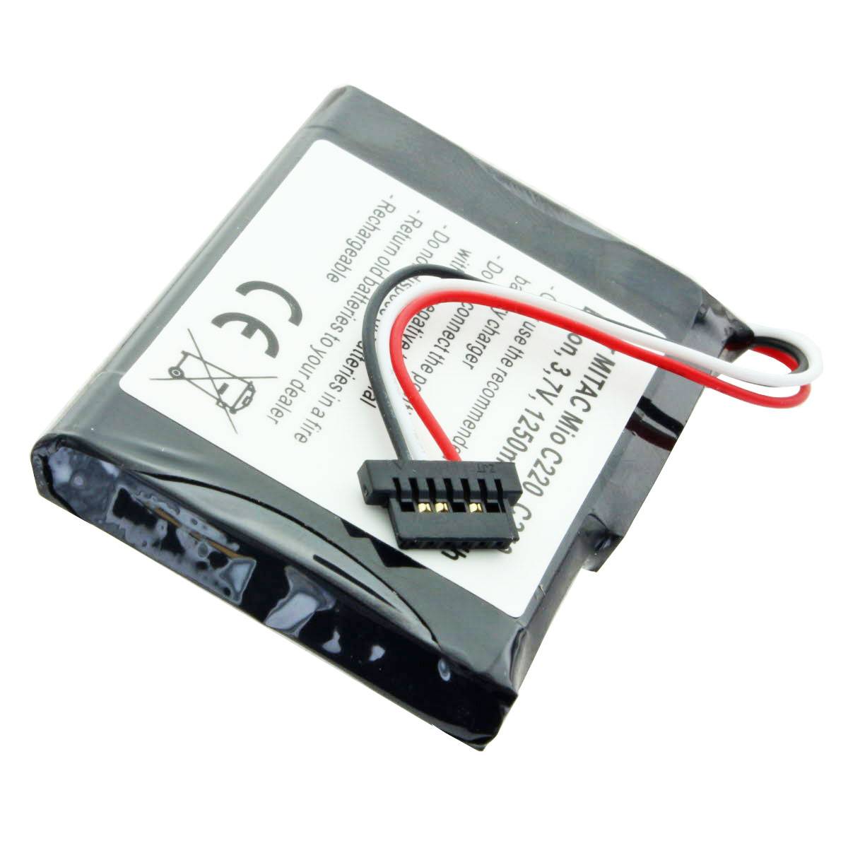 AccuCell Akku passend für Mitac Mio C250 Akku E4MT081202B12