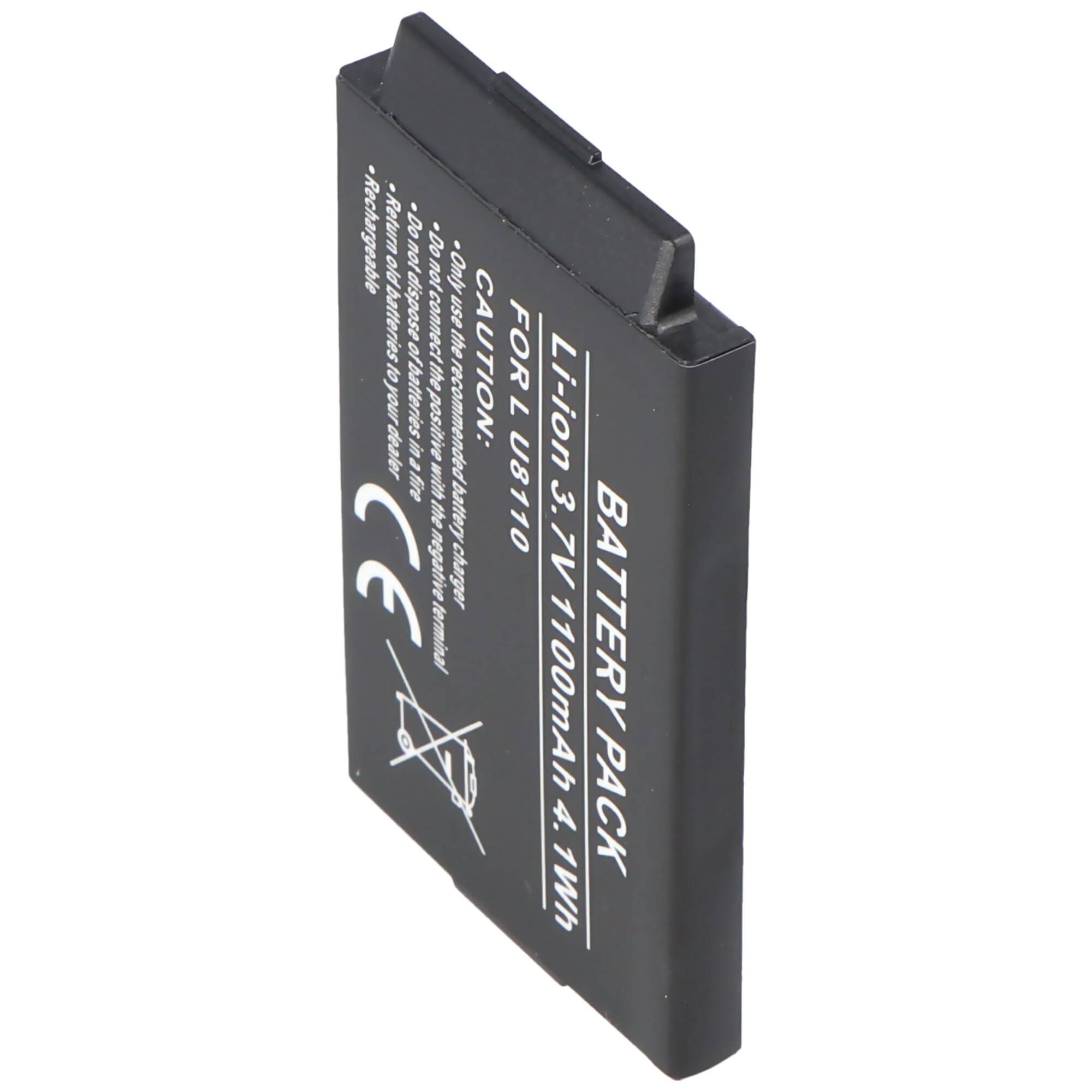 AccuCell Akku passend für LG U8360, LGBSL-41G, 1000mAh