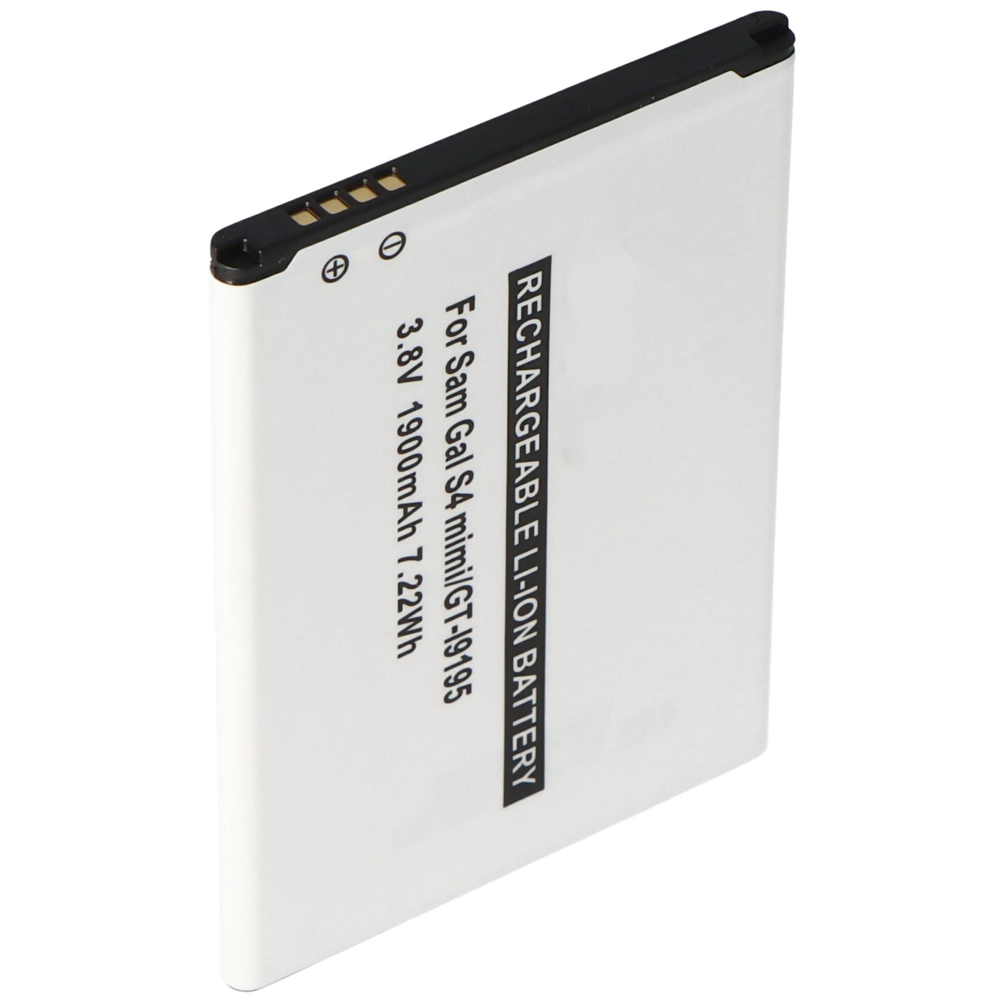 Samsung Galaxy S4 Mini Nachbau Akku, Samsung GT-I9195, Samsung GT-I9190, Samsung GT-I9192, B500BE