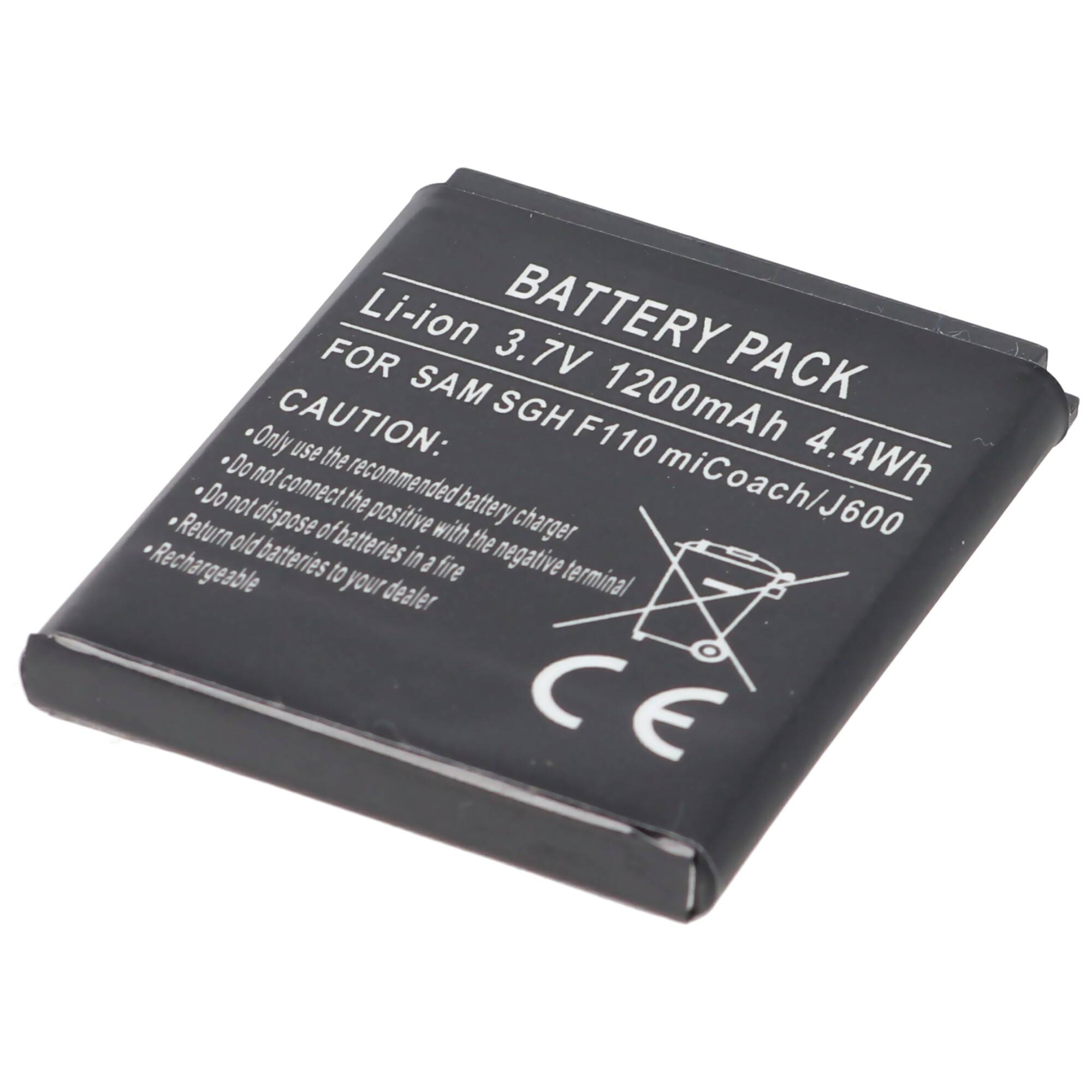 AccuCell Akku passend für Samsung SGH-F110, C3050