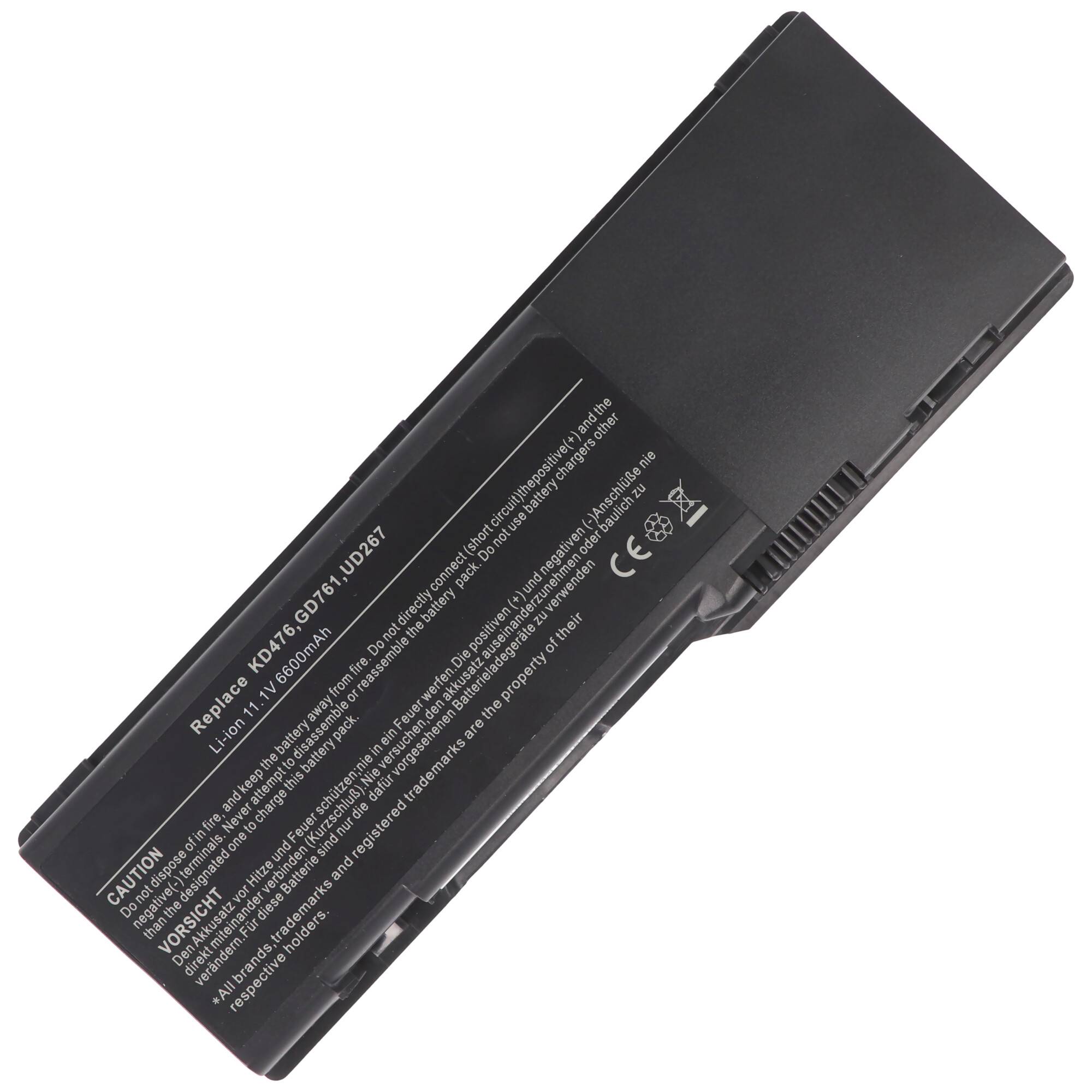 Akku passend für Dell Inspiron 6400, E1501, E1505 Akku 6600mAh