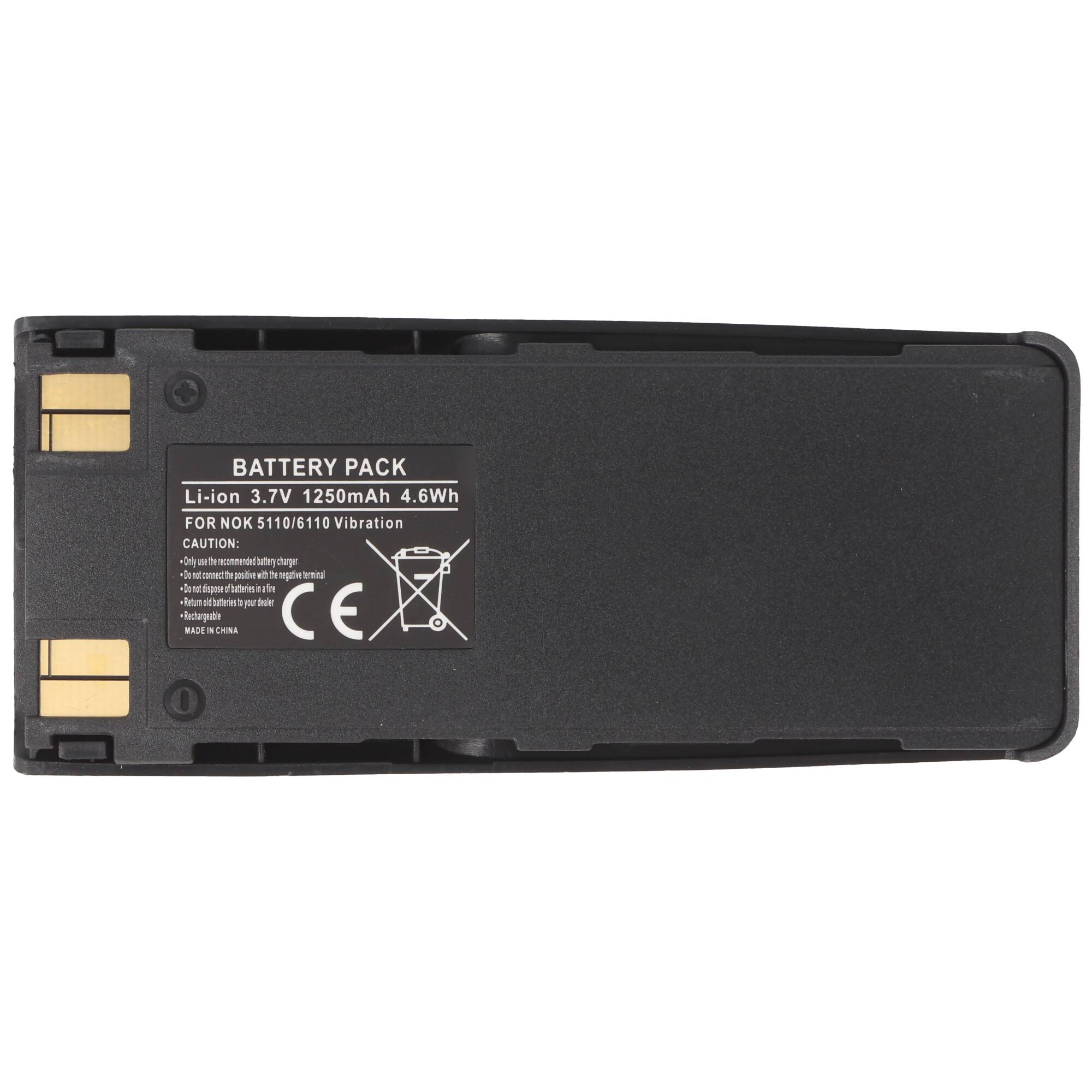 Schwarze Lithium-Ionen-Batterie mit der Aufschrift „BATTERY PACK