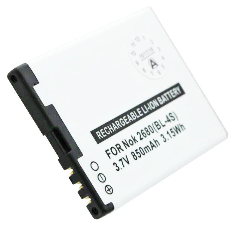AccuCell Akku passend für Nokia 2680 Slide, 3710 fold, 7100 Sup