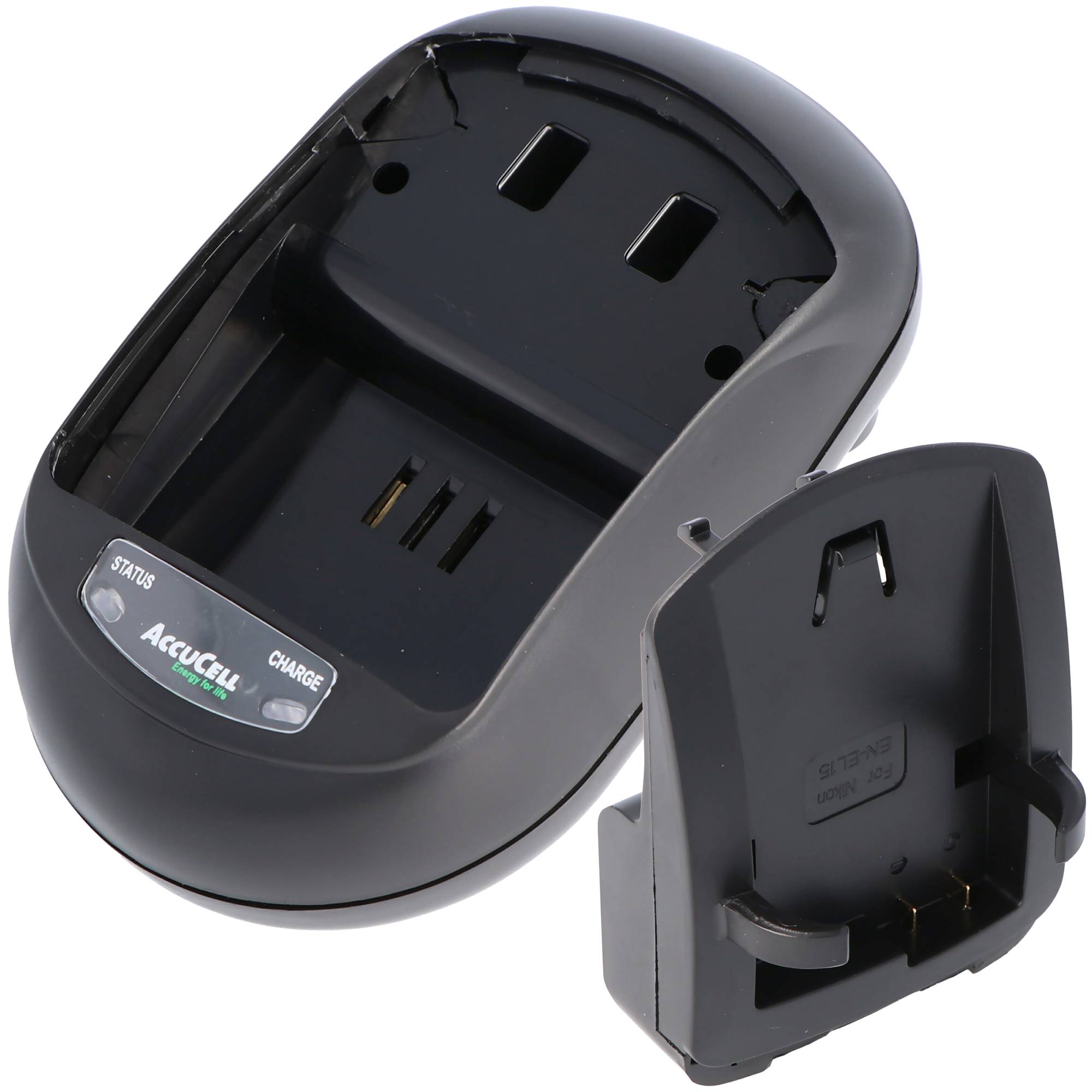 Schnell-Ladegerät passend für Nikon EN-EL15, D7000 Akku