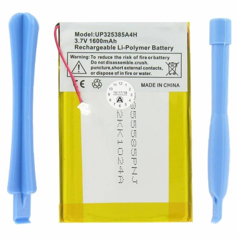AccuCell Akku passend für Apple iPod 1G, 2G, UP325385A4H mit 1600mAh