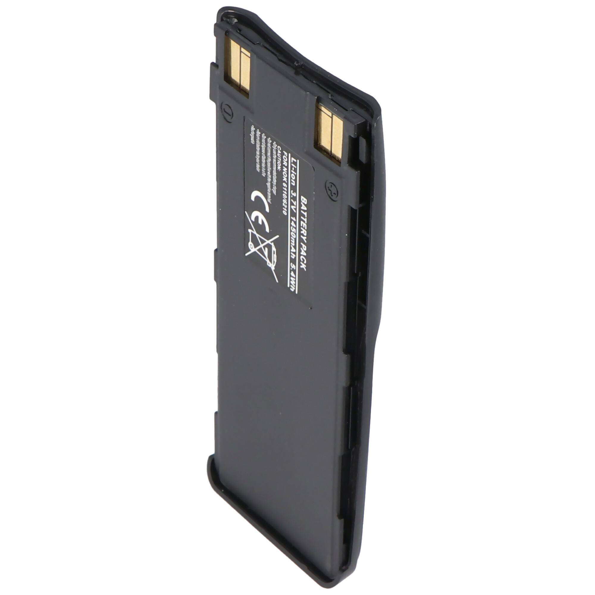 Nokia 5110, 5130, 6110, 6130, 6150, 6210, 6310, 6310i, 7110, BLS-2N, BLS-4, BMS-2S, BPS-2 Nachbau 1450mAh ohne Vibration