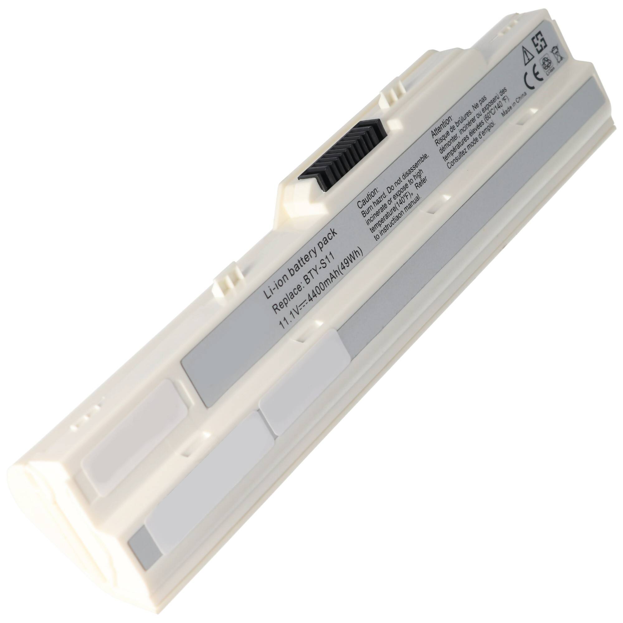 Akku passend für MEDION Akoya Mini E1210 4400mAh weiß